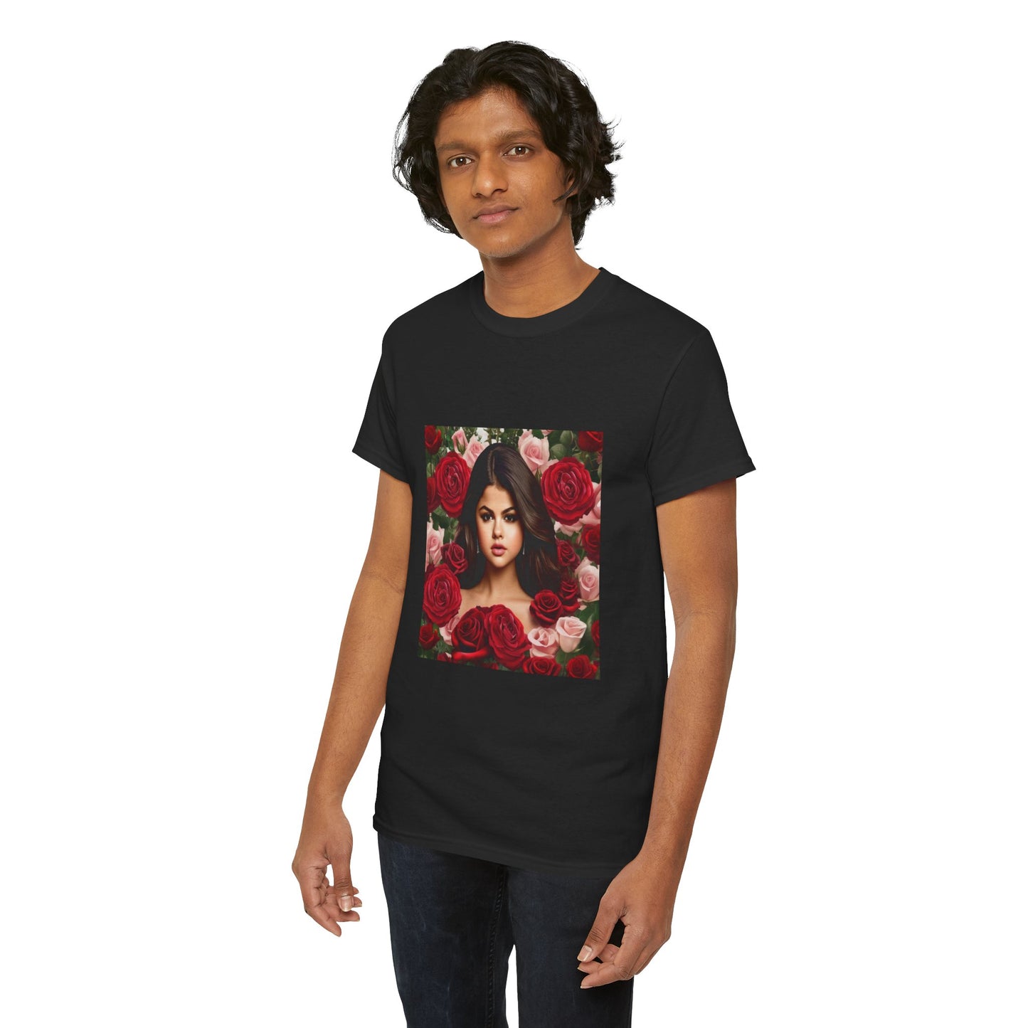 Selena Gomez T Shirt with Hearts