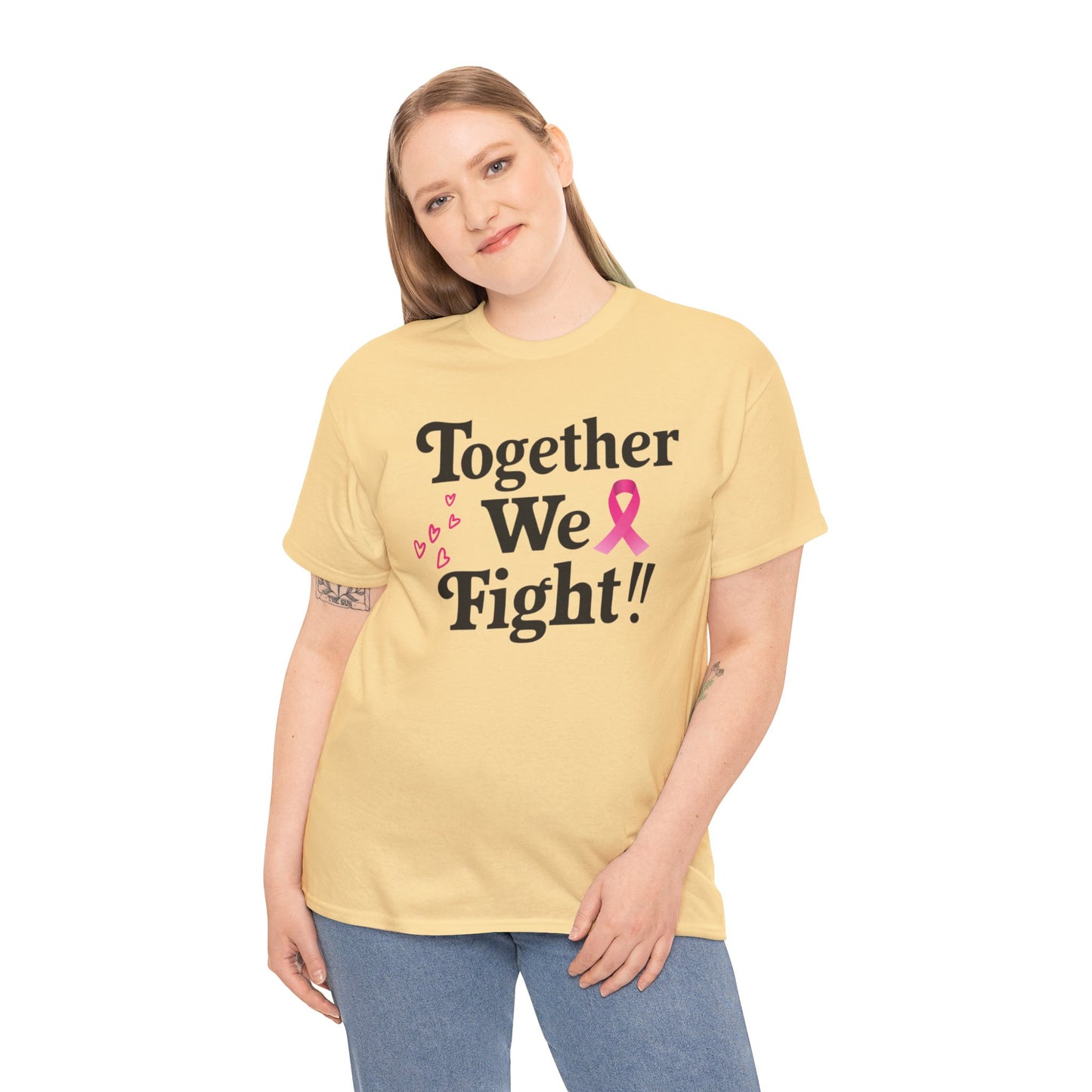 Together We Fight Unisex Heavy Cotton Tee