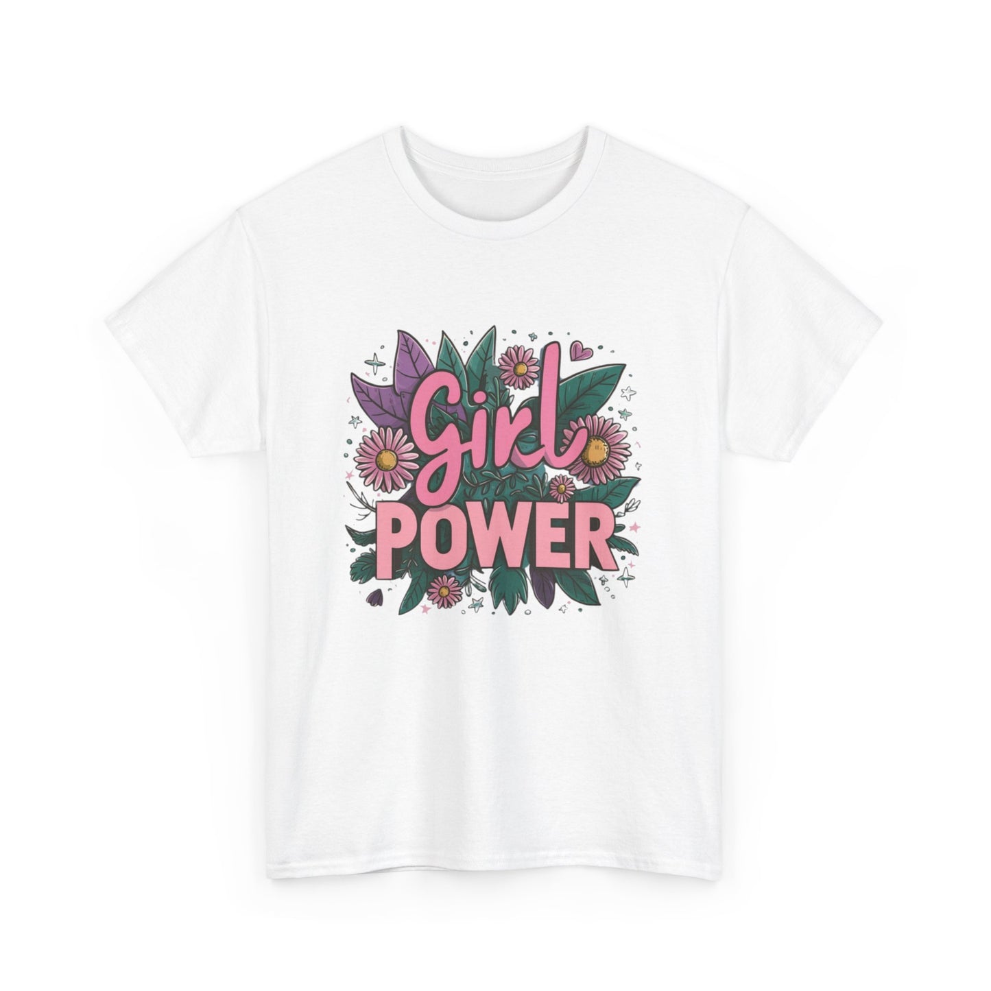 Girl Power Women Heavy Cotton Tee