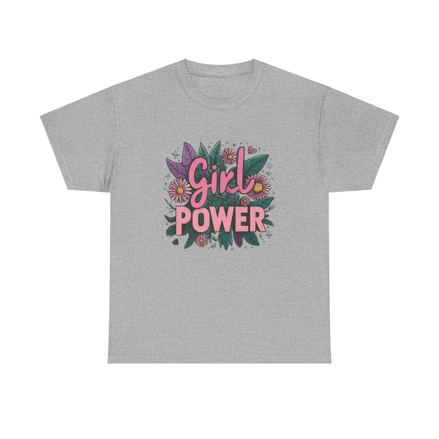 Girl Power Women Heavy Cotton Tee