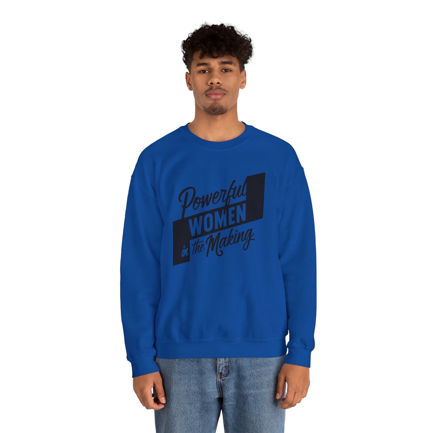 Powerful Women In The Making Unisex Heavy Blend™ Crewneck Sweatshirt