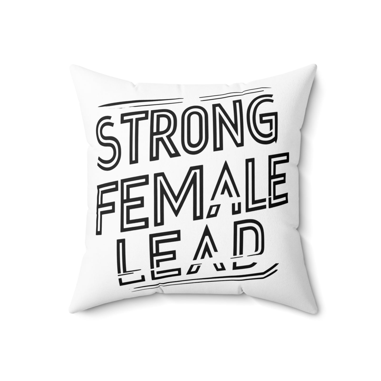 Strong Spun Polyester Square Pillow