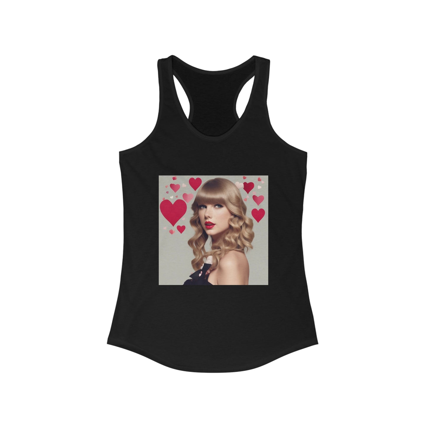 Taylor Swift Tank Top with Hearts