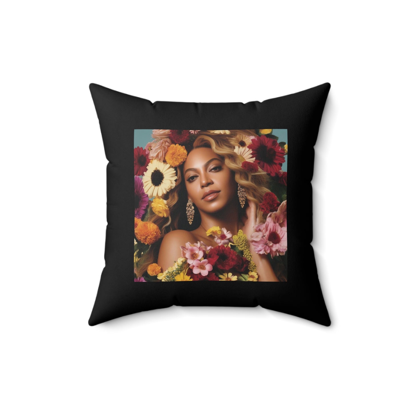 Women Spun Polyester Square Pillow
