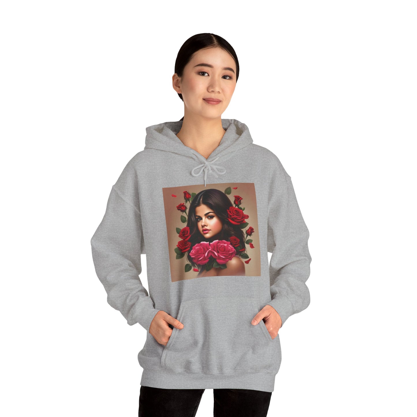 Selena Gomez Printed Unisex Heavy Blend™ Hooded Sweatshirt