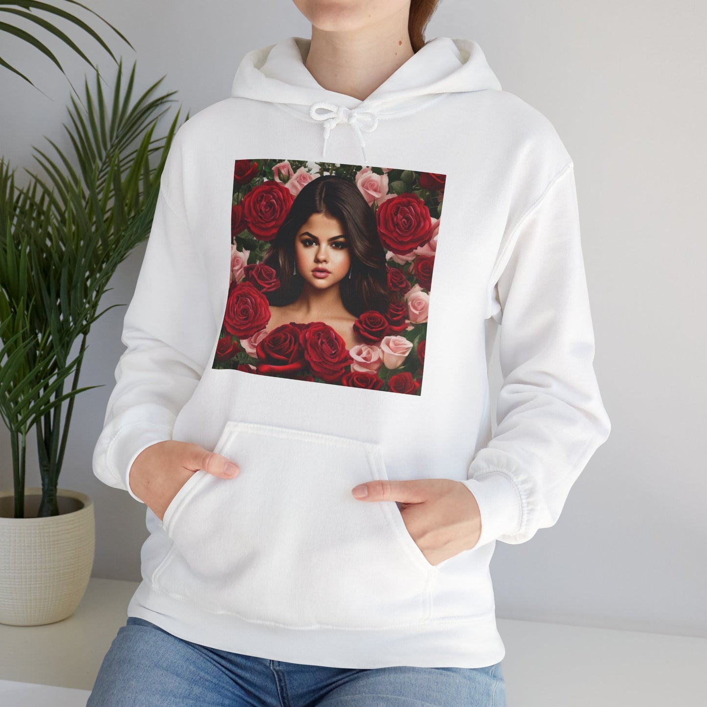Selena Gomez Printed Unisex Heavy Blend™ Hooded Sweatshirt