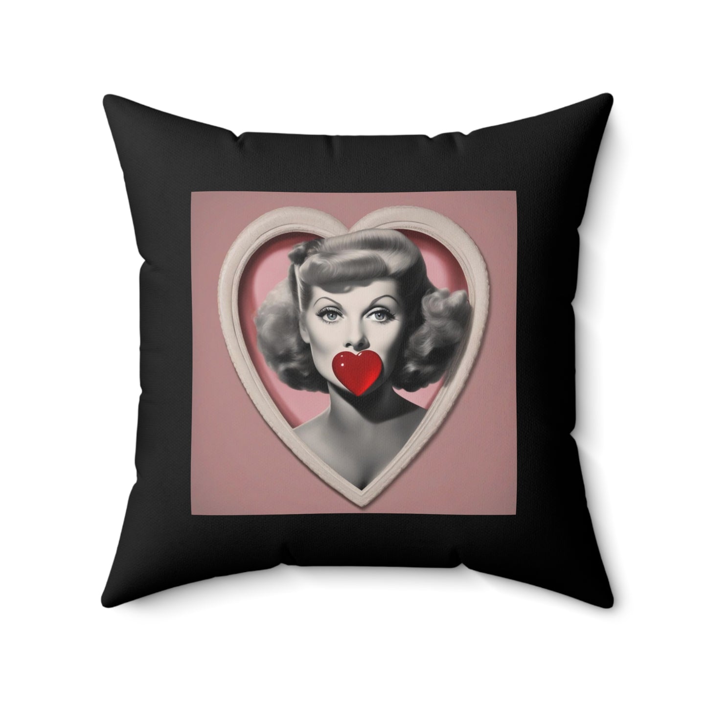Women Spun Polyester Square Pillow