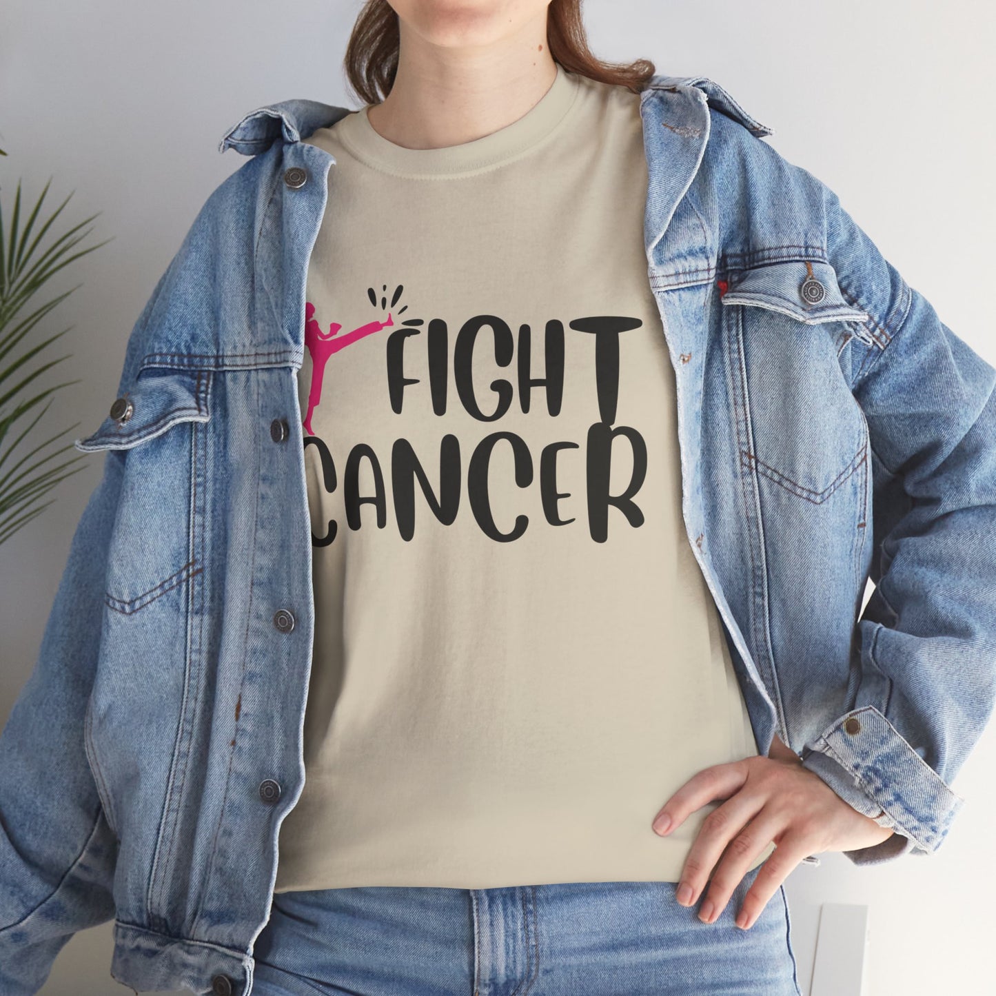 Fight Cancer Unisex Heavy Cotton Tee
