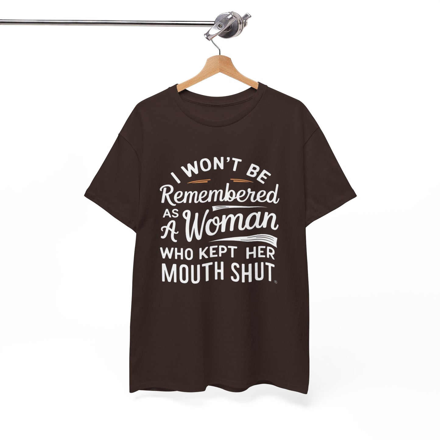I WON'T Be Printed  T Shirt with Hearts