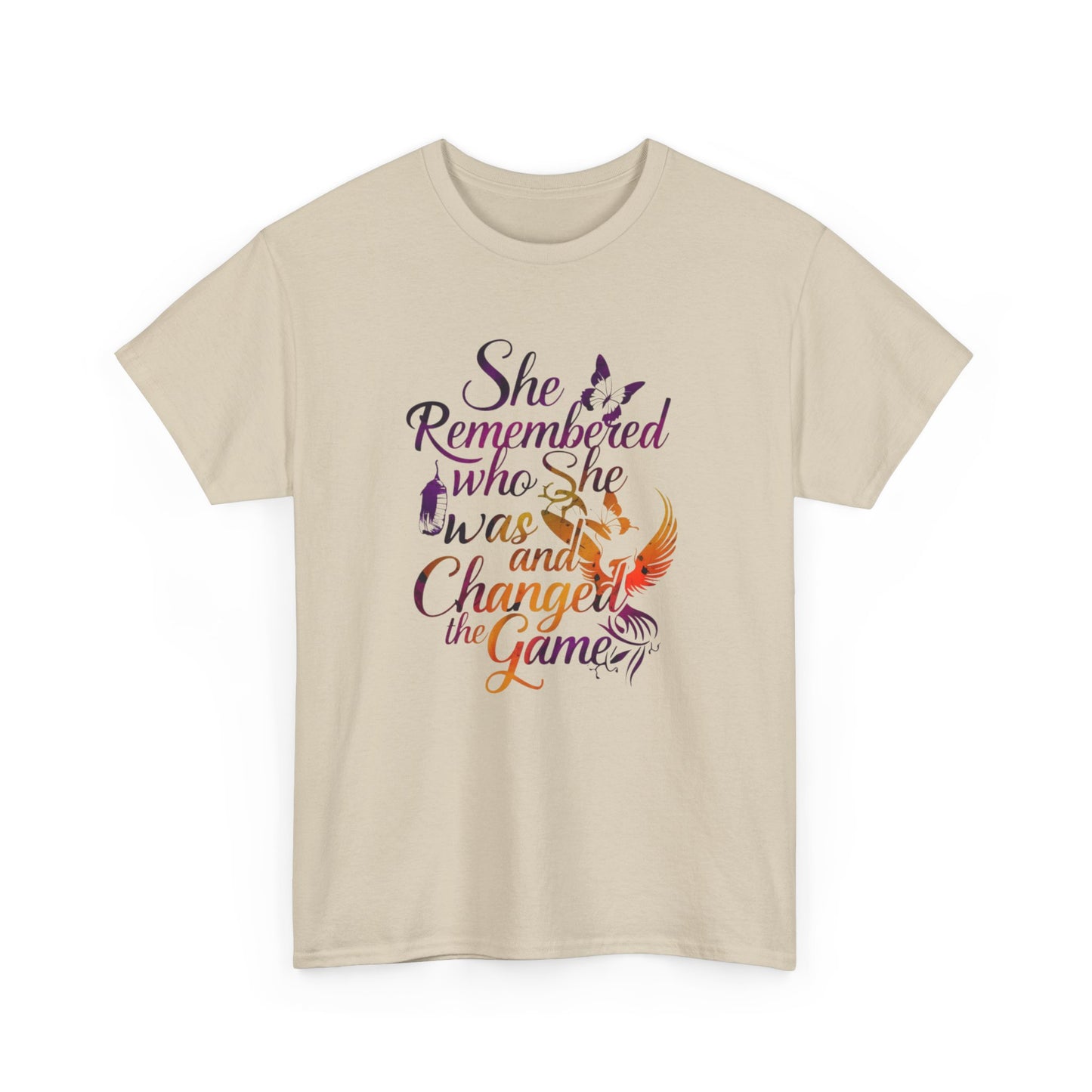 She Remembered Who She Was T Shirt with Hearts