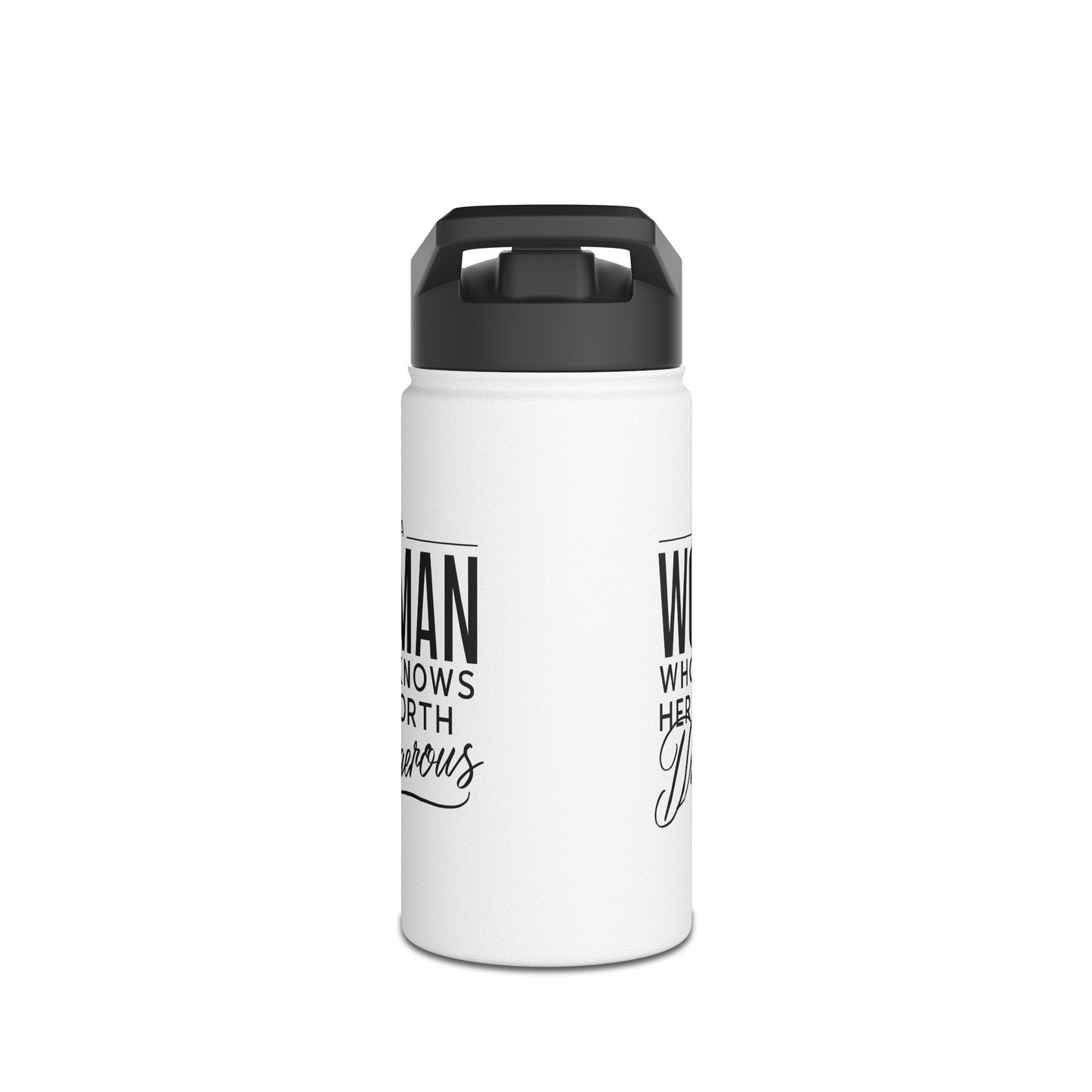 Woman Stainless Steel Water Bottle, Standard Lid