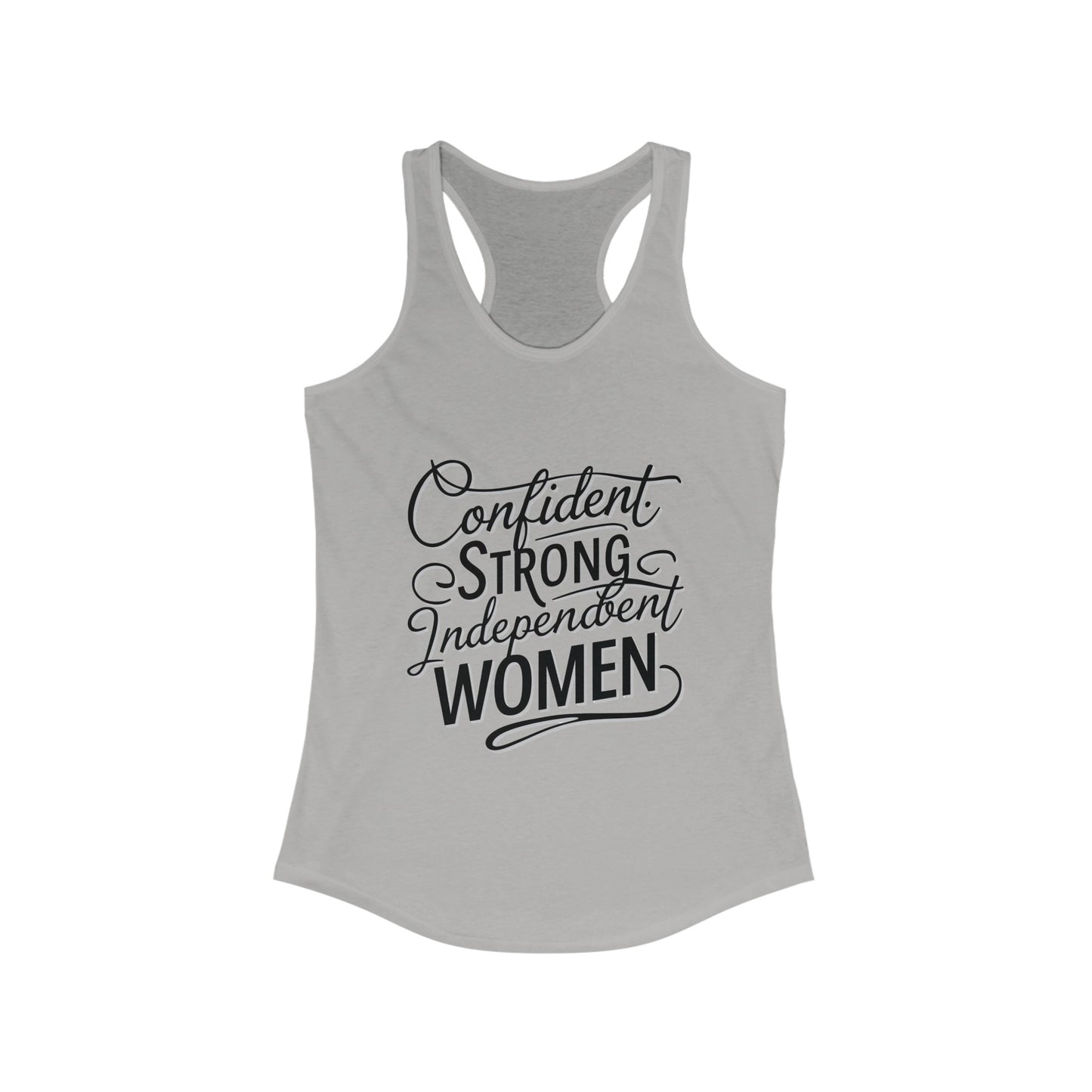 Confident strong Women's Ideal Racerback Tank