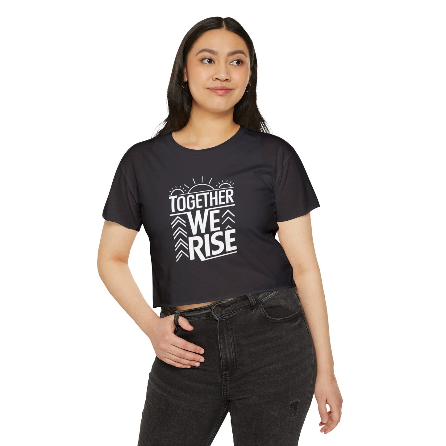 Together We Rise Women's Festival Crop Top