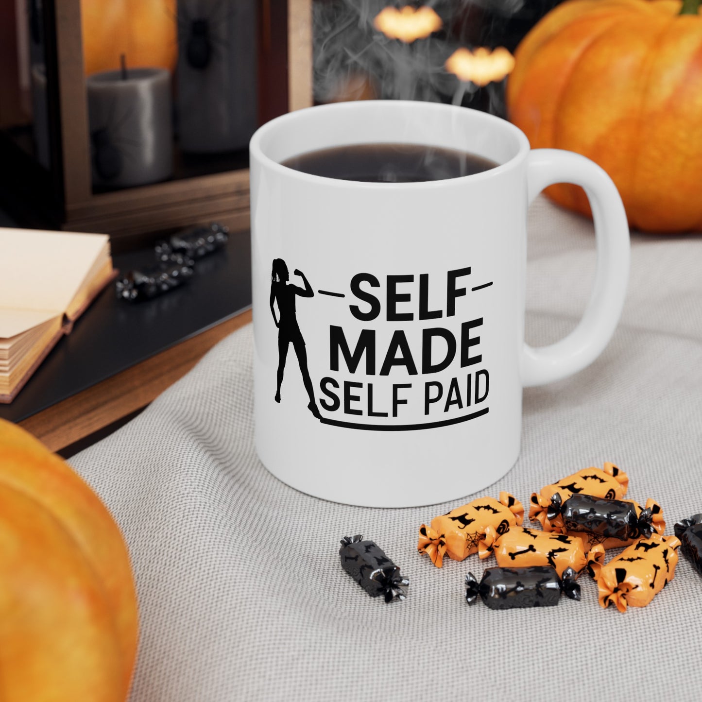 Self Made Self Paid Ceramic Mug, (11oz, 15oz)