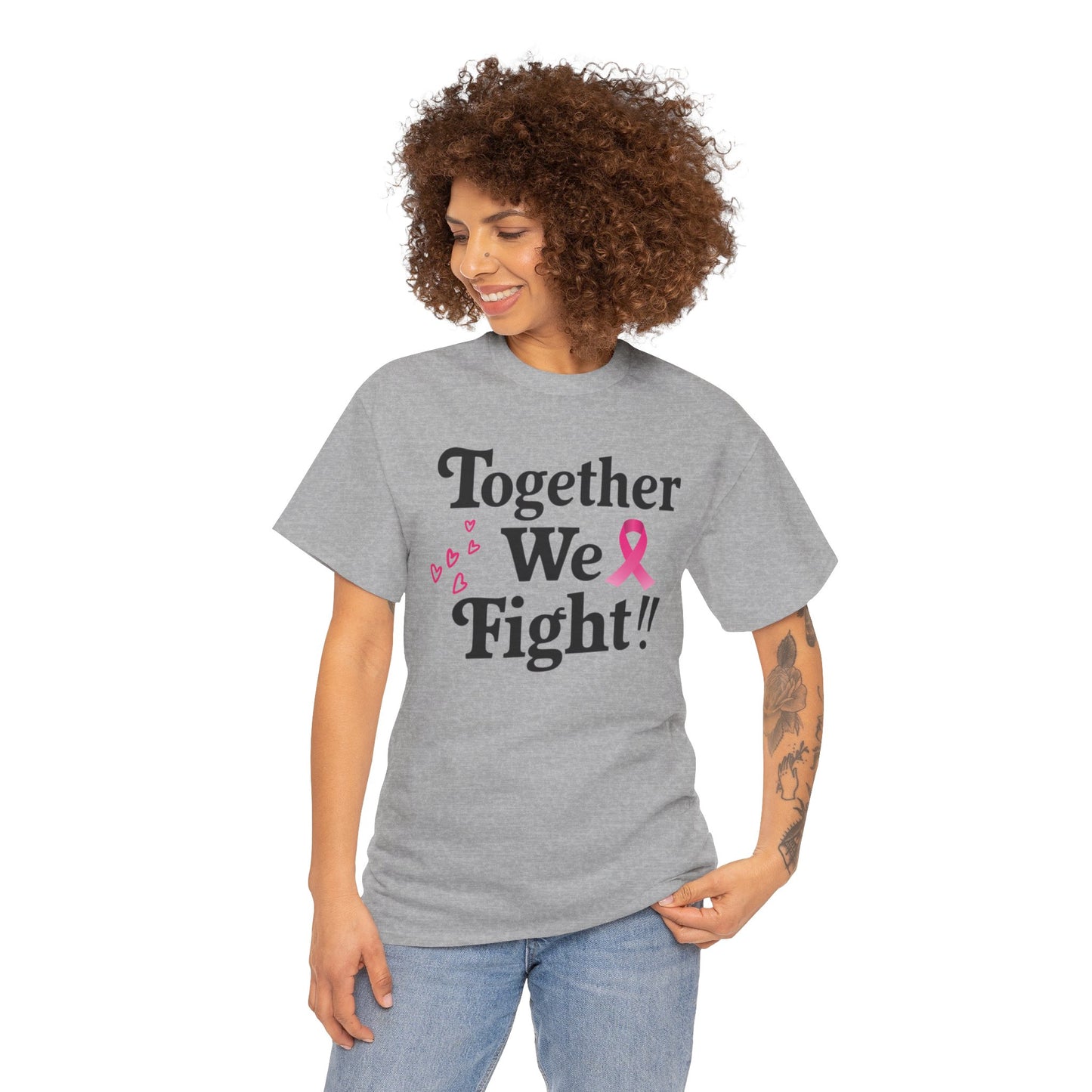 Together We Fight Unisex Heavy Cotton Tee