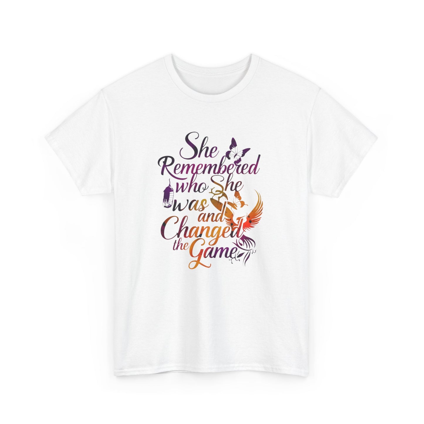 She Remembered Who She Was T Shirt with Hearts