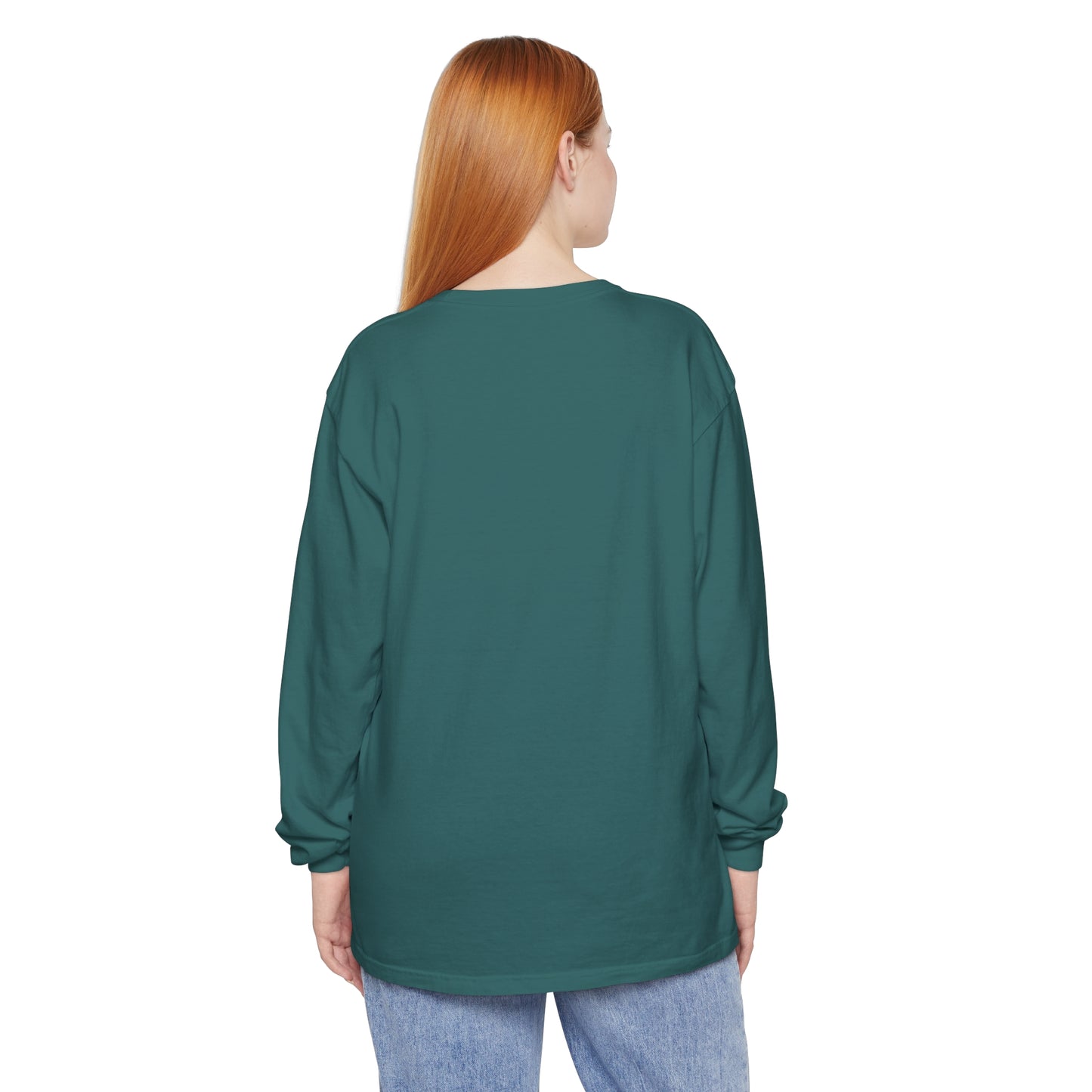 They Whispered Women Garment-dyed Long Sleeve T-Shirt