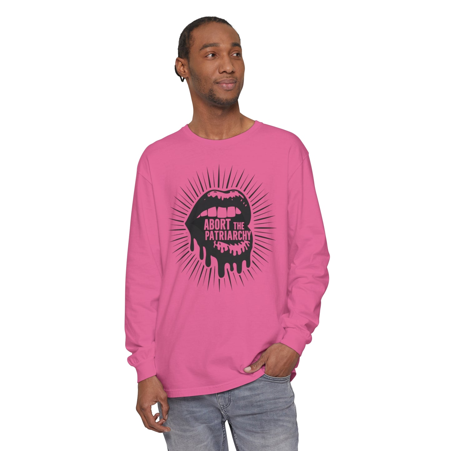 Abort The Women Garment-dyed Long Sleeve T-Shirt