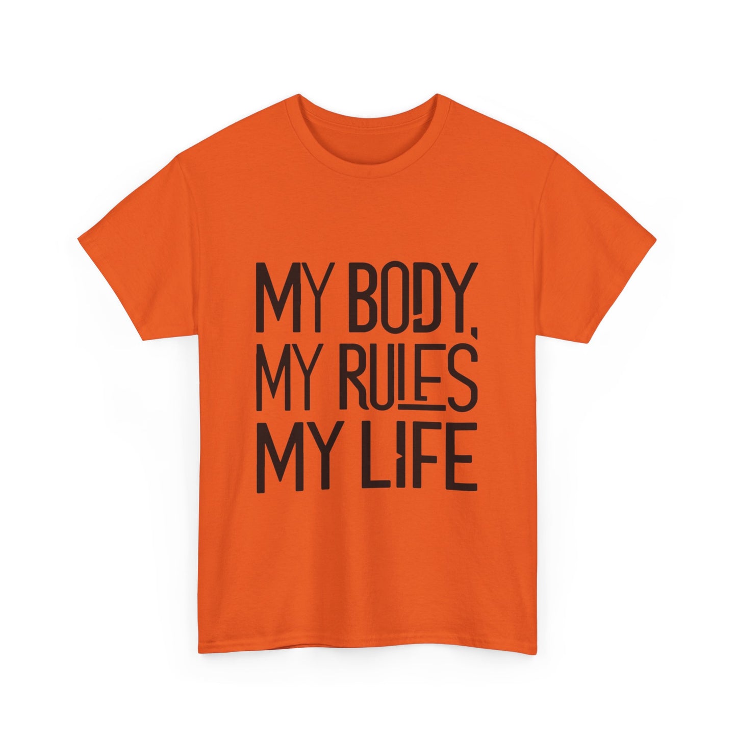 My Body, My Rules Women Heavy Cotton Tee