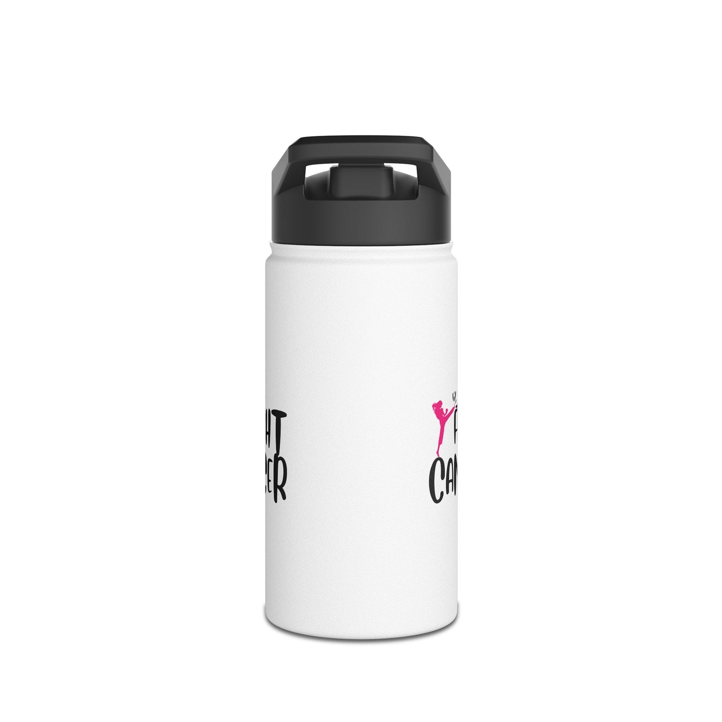 Fight Cancer  Stainless Steel Water Bottle, Standard Lid