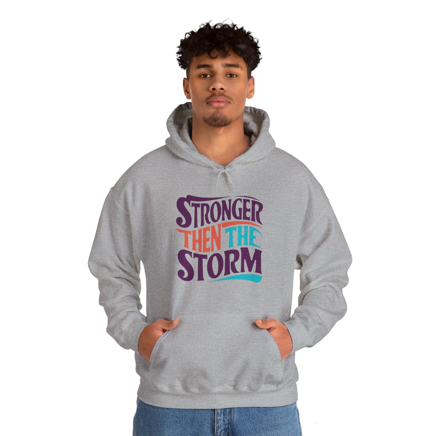 Stronger Than The Storm Unisex Heavy Blend™ Hooded Sweatshirt