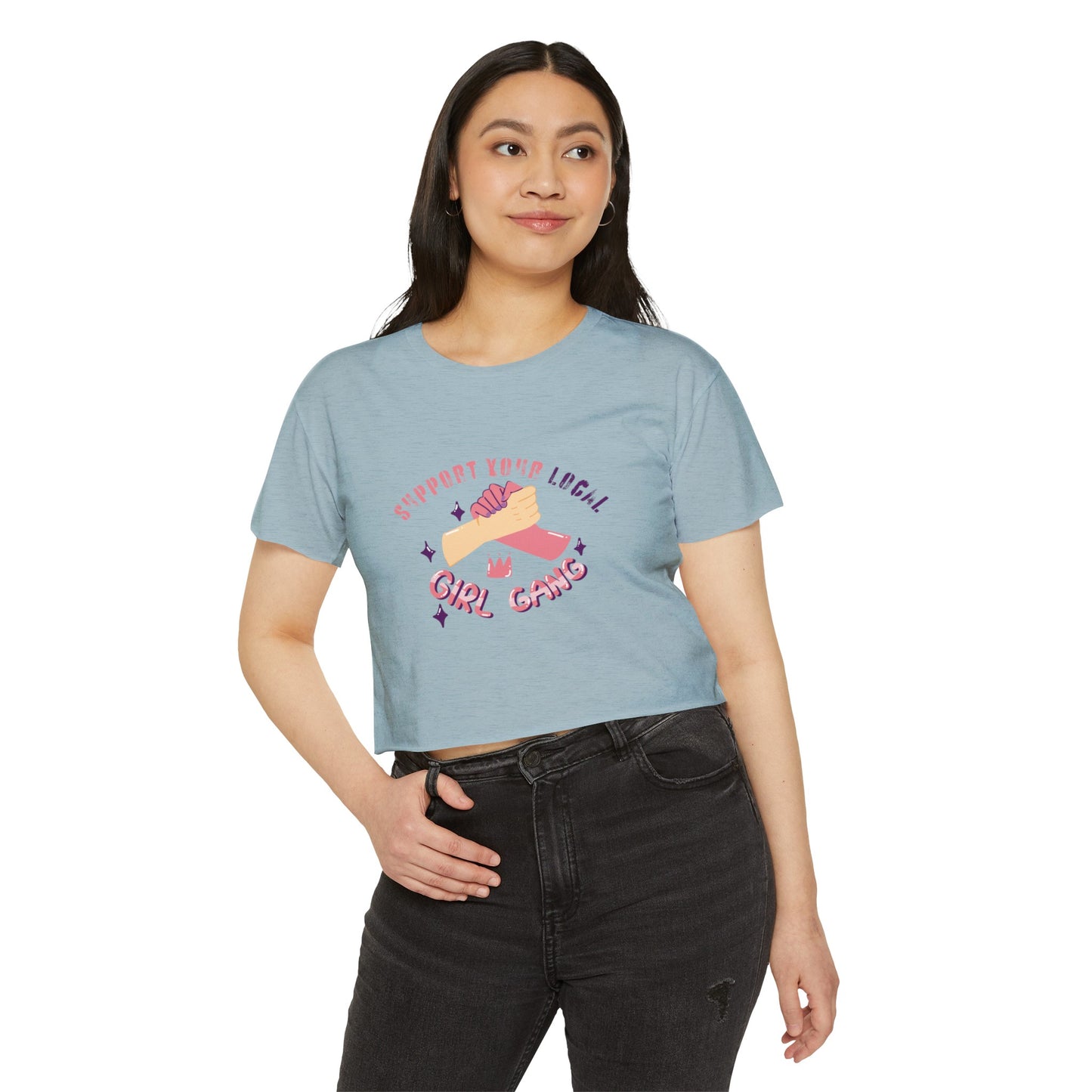 Support your local women's Women's Festival Crop Top