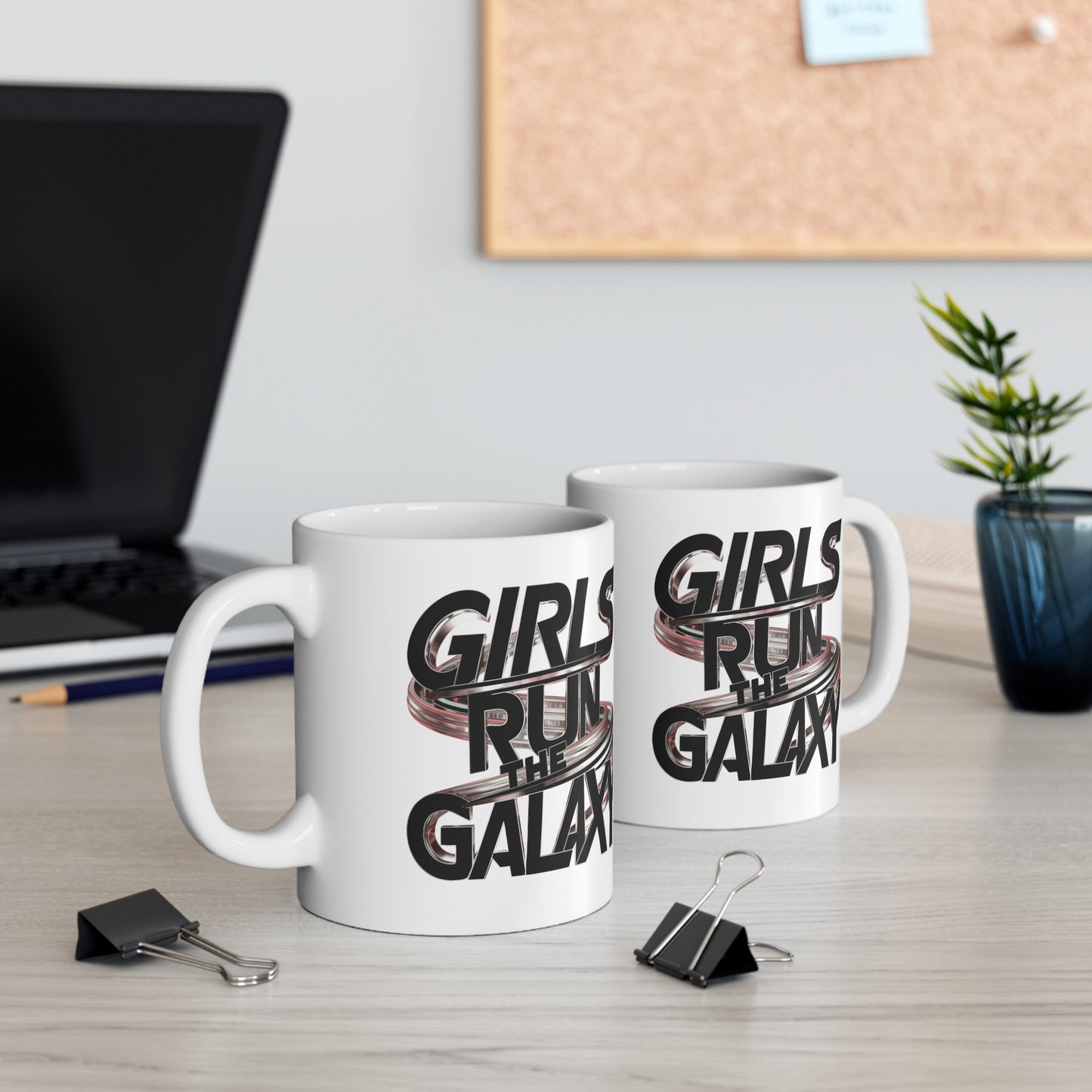 Girls Run Printed Ceramic Mug, (11oz, 15oz)