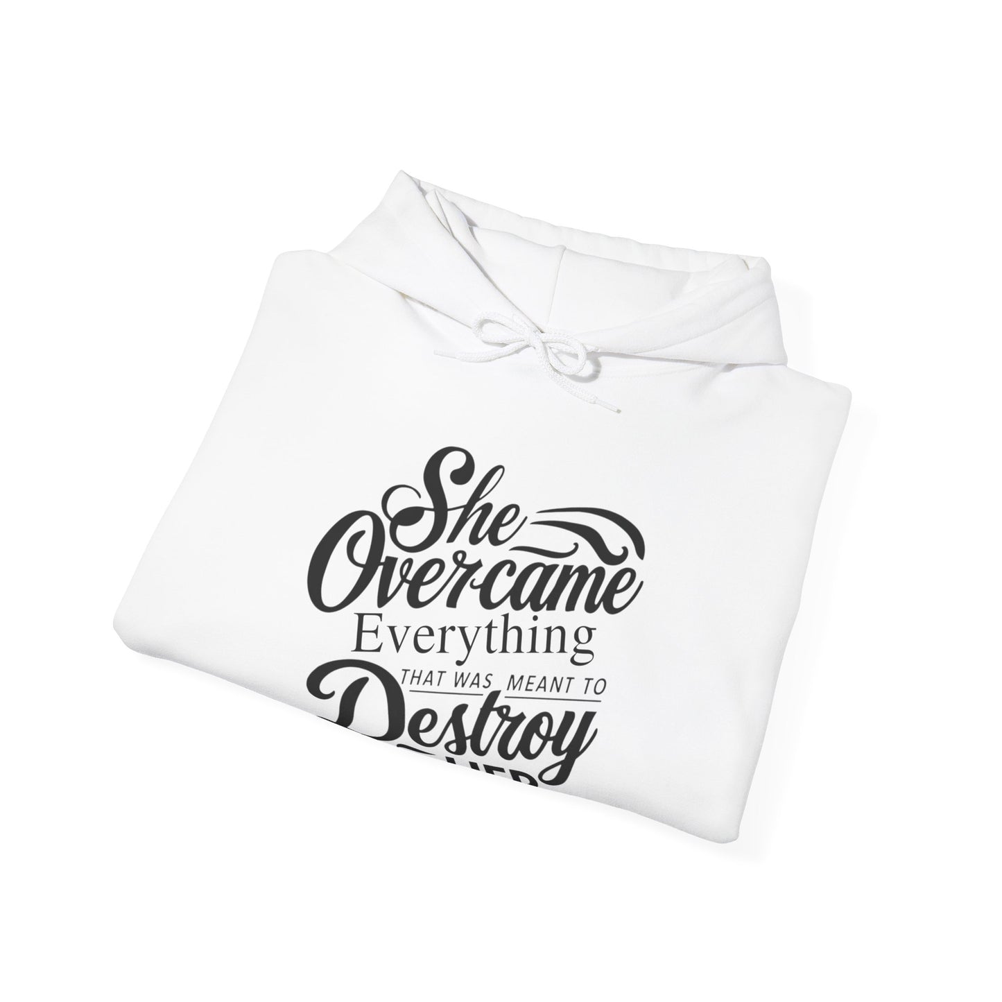 She Overcame Unisex Heavy Blend™ Hooded Sweatshirt