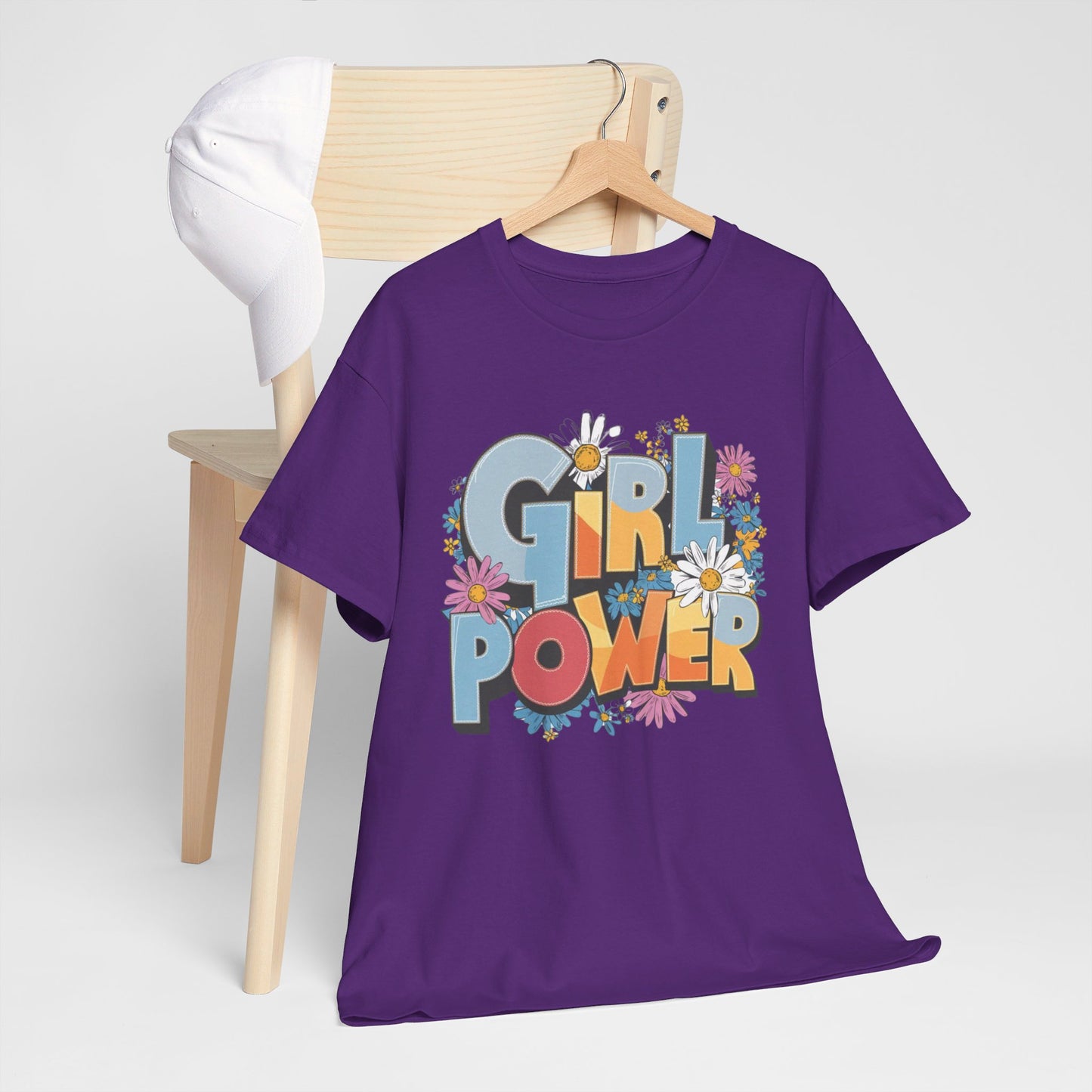Girl Power Women Heavy Cotton Tee