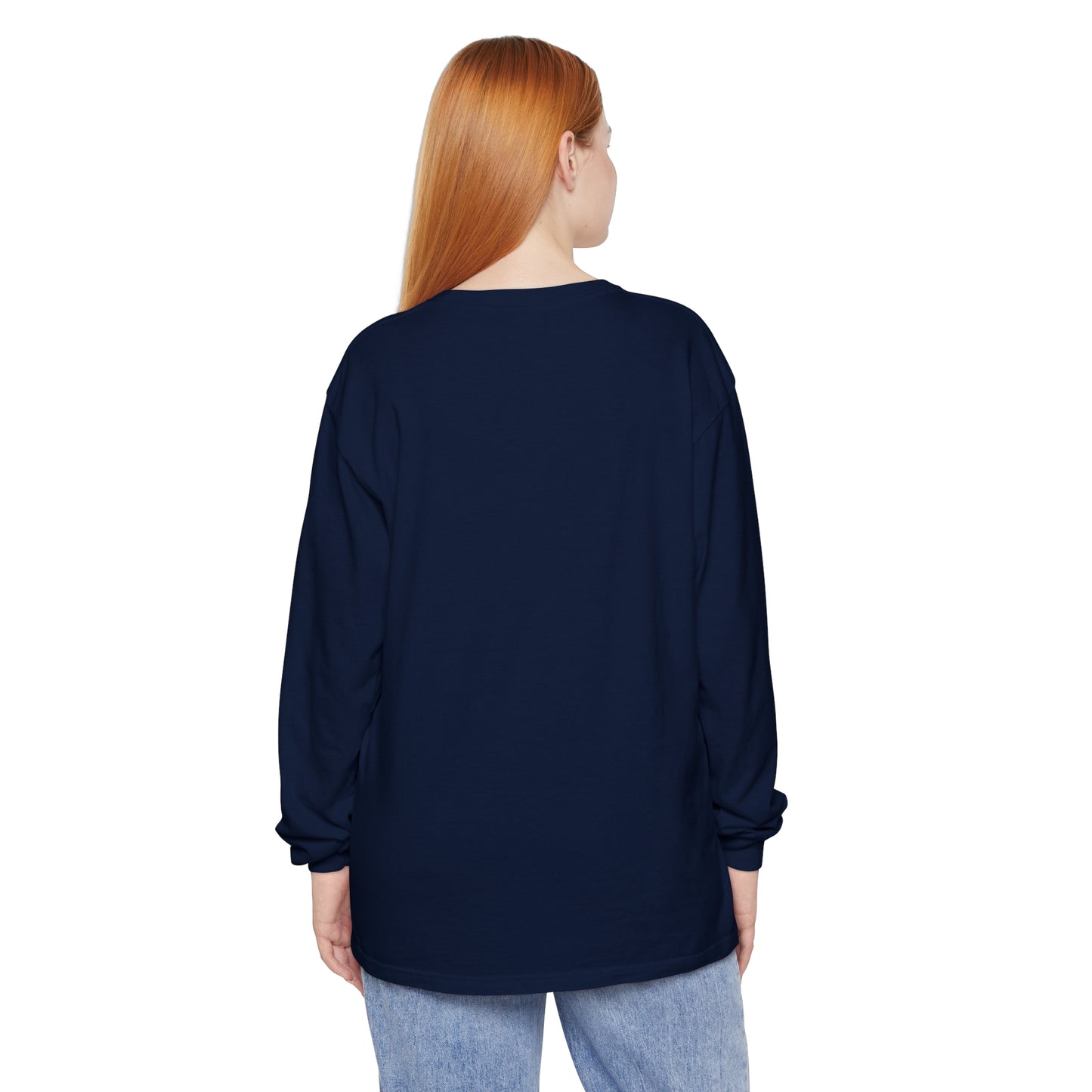 Be You Women Garment-dyed Long Sleeve T-Shirt