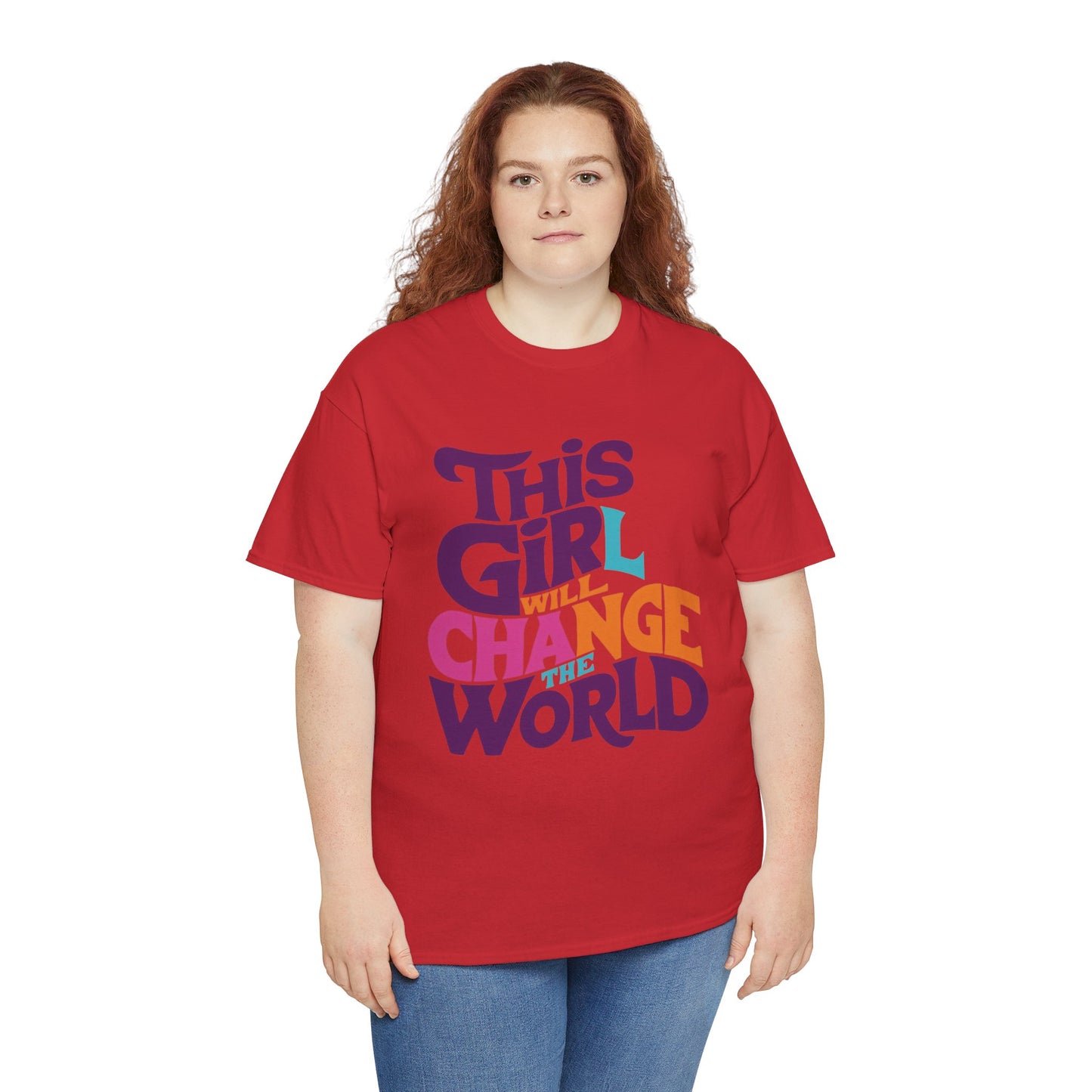 This Girl Printed  T Shirt with Hearts