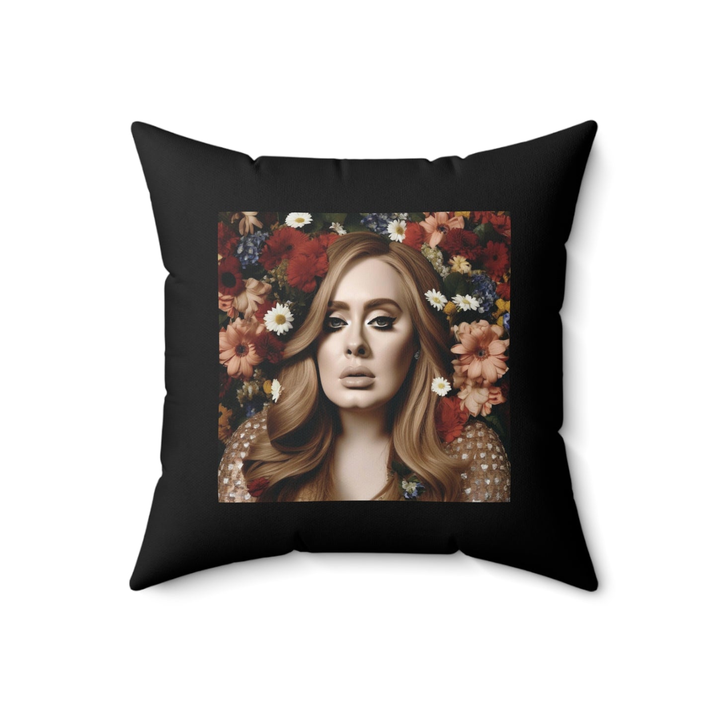 Women Spun Polyester Square Pillow