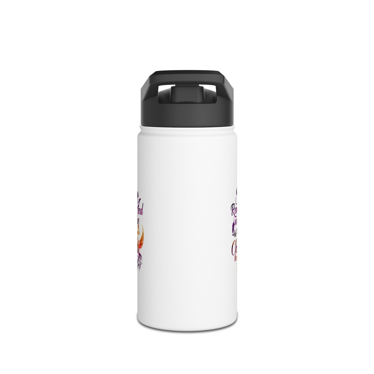 She Remembered  Stainless Steel Water Bottle, Standard Lid