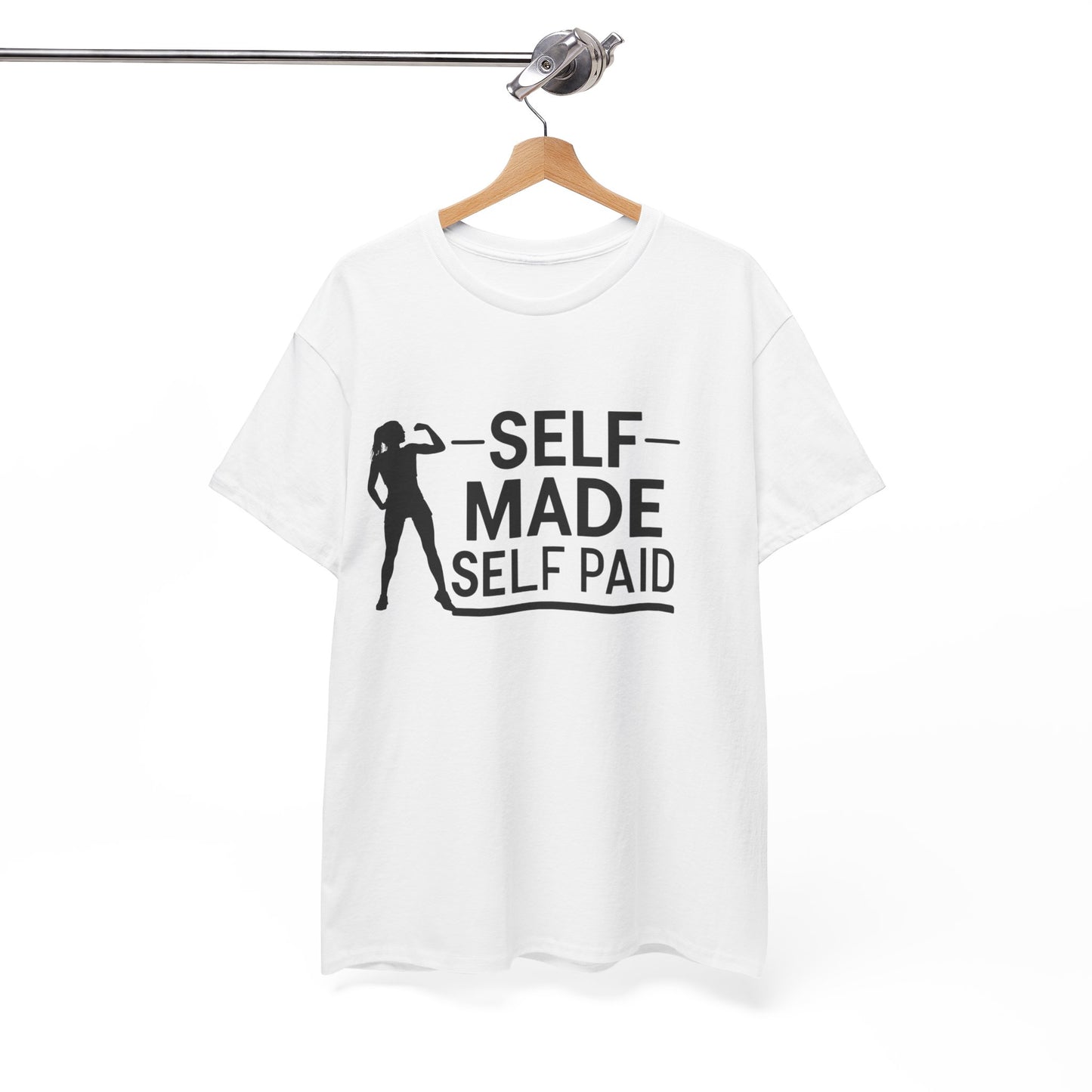 Self Made Printed T Shirt with Hearts