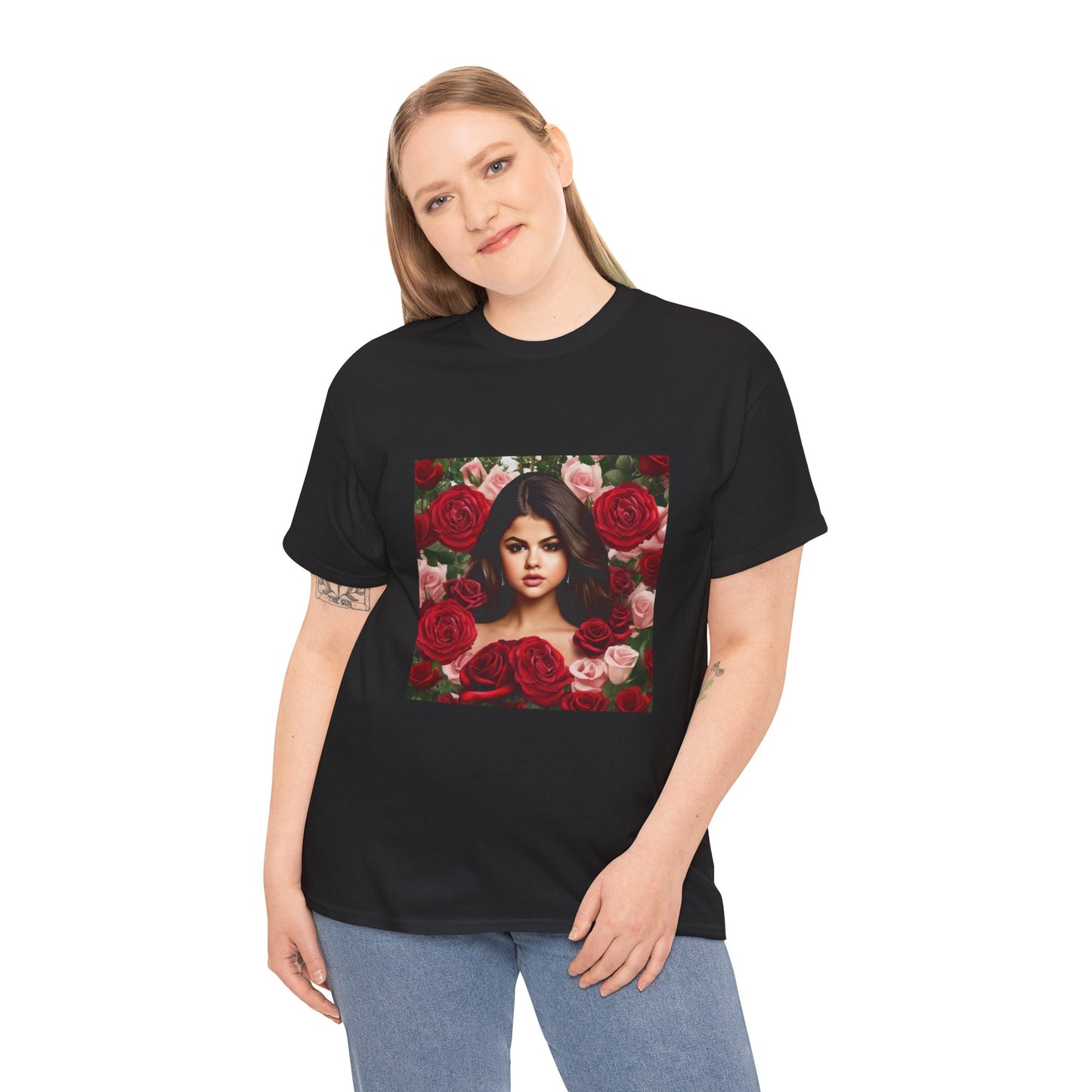 Selena Gomez T Shirt with Hearts