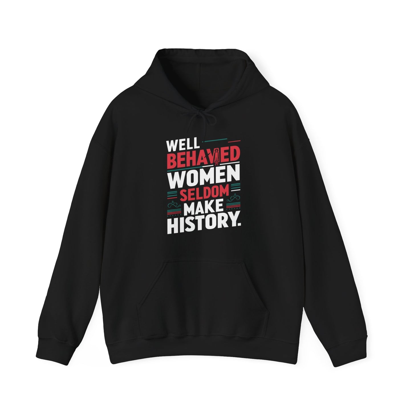 Well Behaved Printed Unisex Heavy Blend™ Hooded Sweatshirt