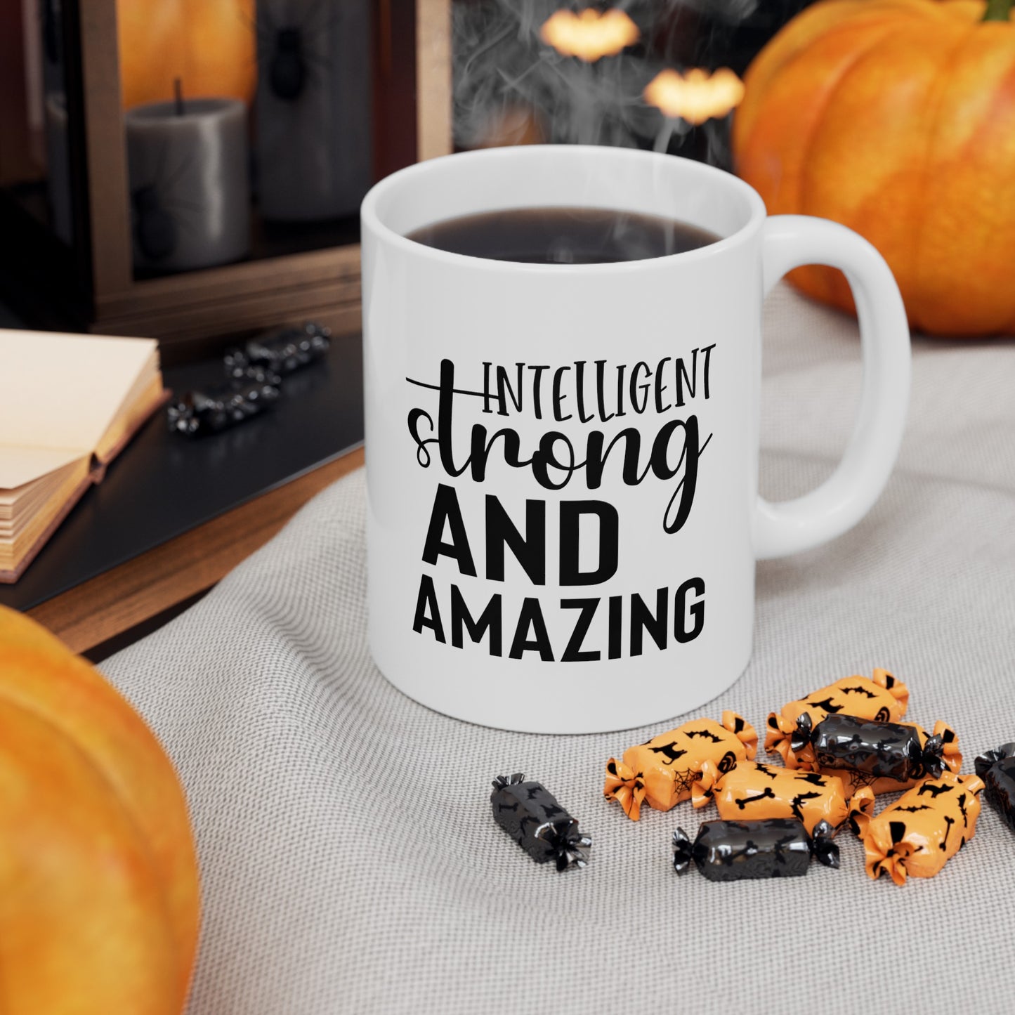 Intelligent Strong And Amazing Ceramic Mug, (11oz, 15oz)