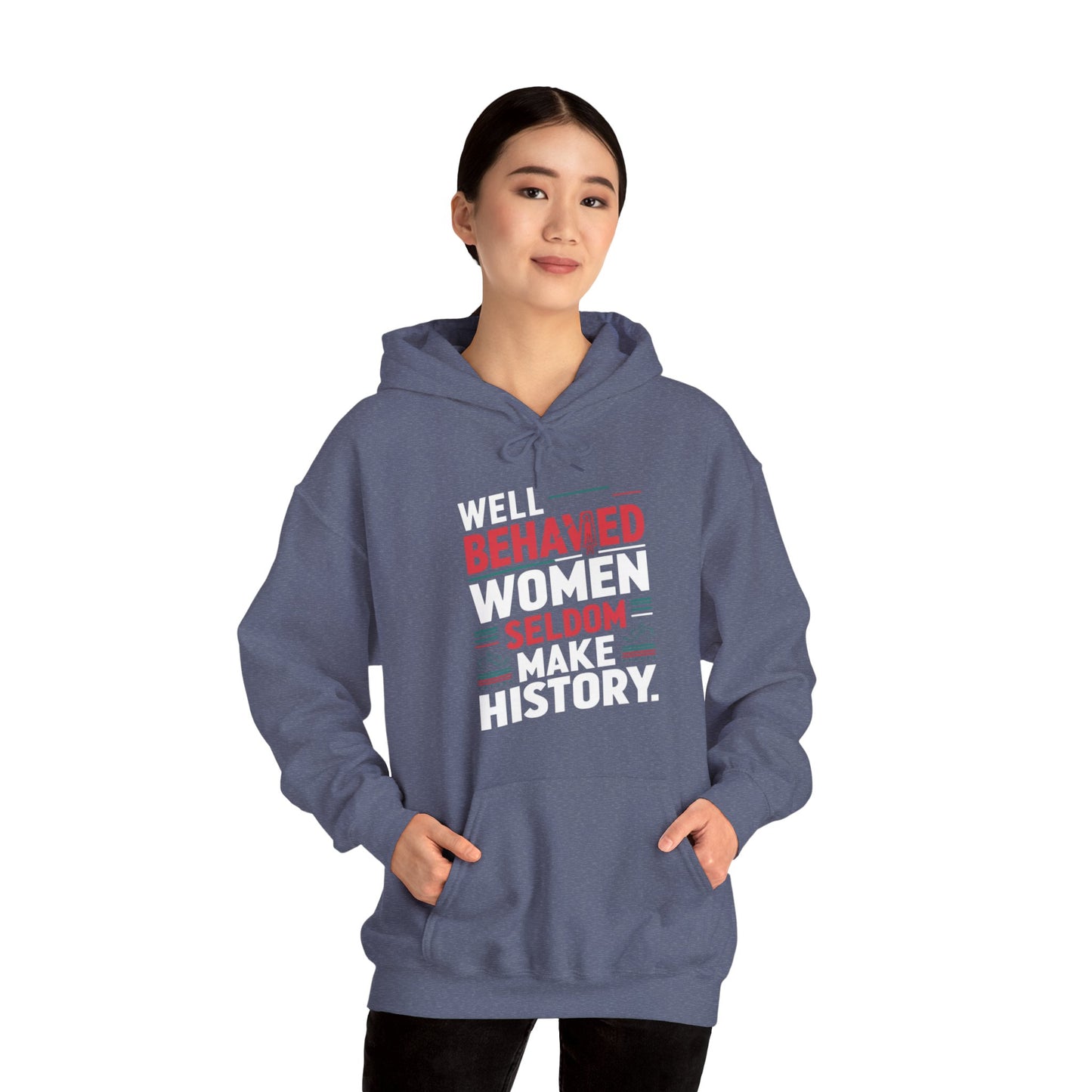 Well Behaved Printed Unisex Heavy Blend™ Hooded Sweatshirt
