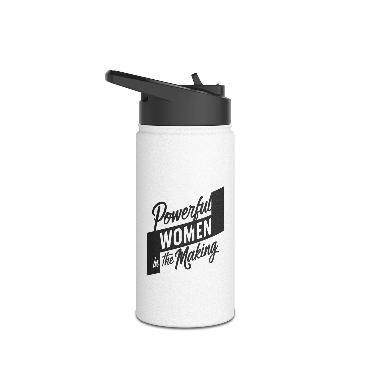Powerful Stainless Steel Water Bottle, Standard Lid
