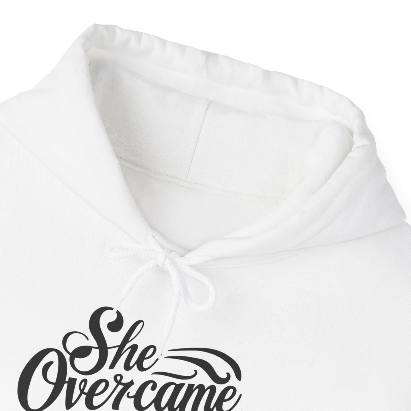 She Overcame Unisex Heavy Blend™ Hooded Sweatshirt
