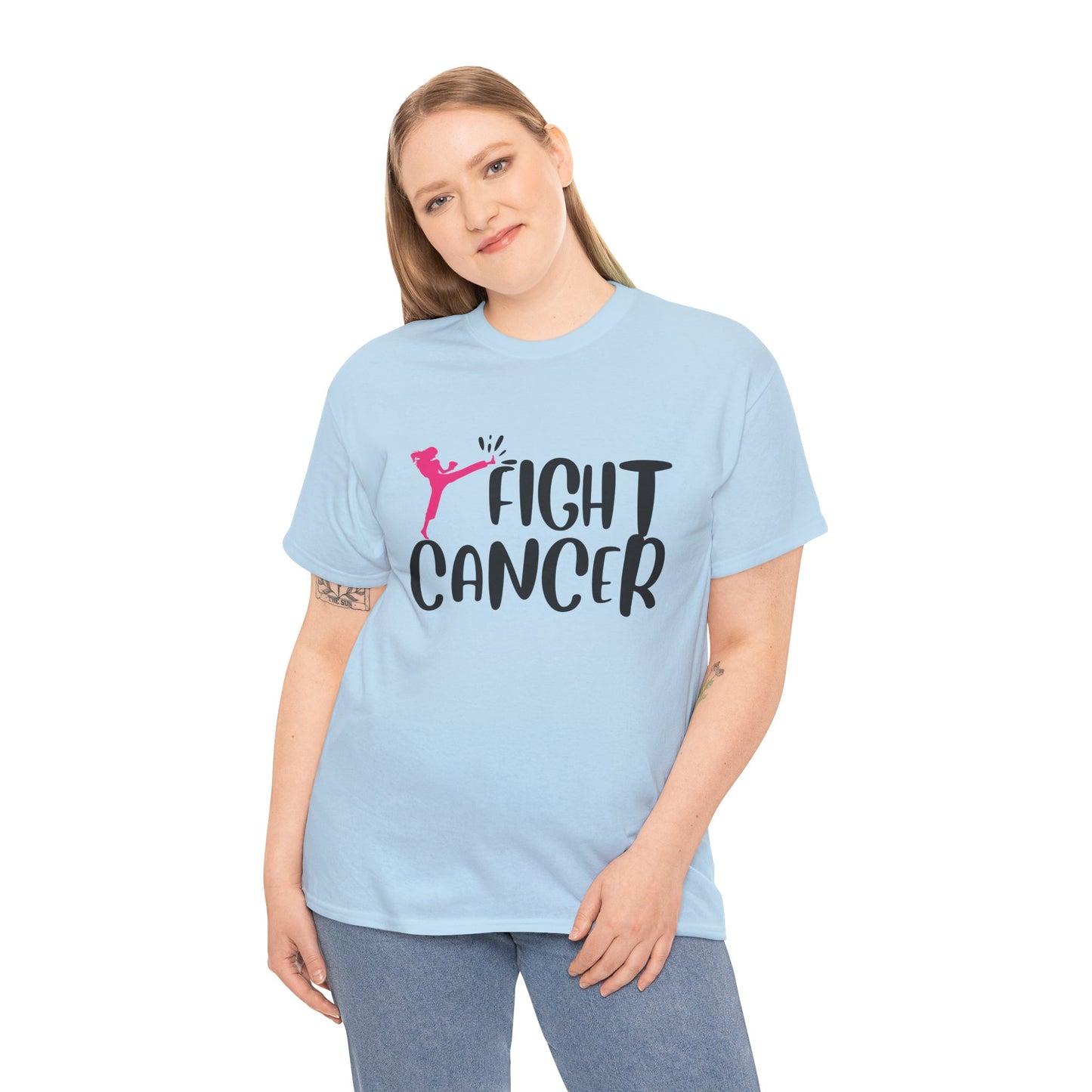 Fight Cancer Unisex Heavy Cotton Tee