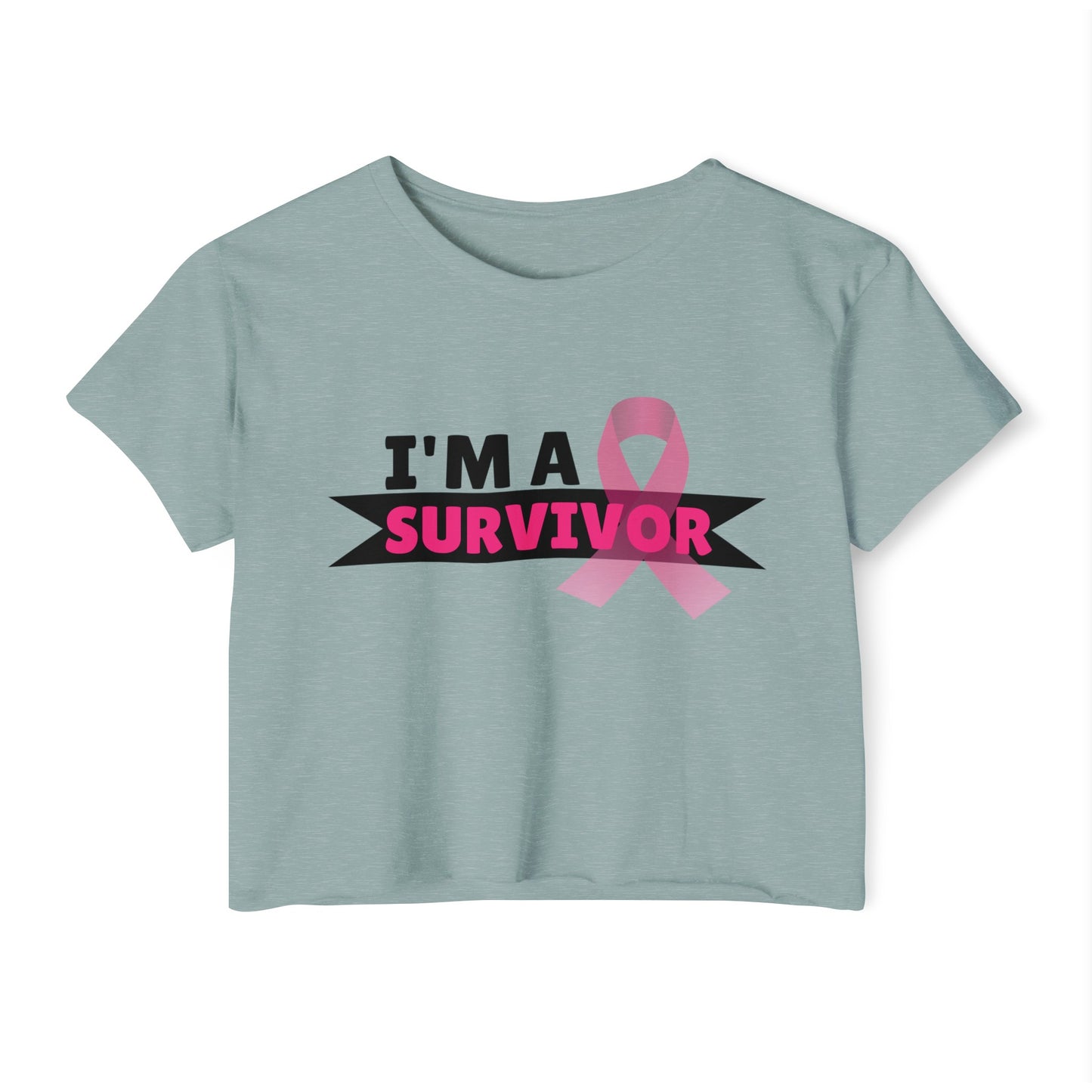 I'M A Survivor Women's Festival Crop Top