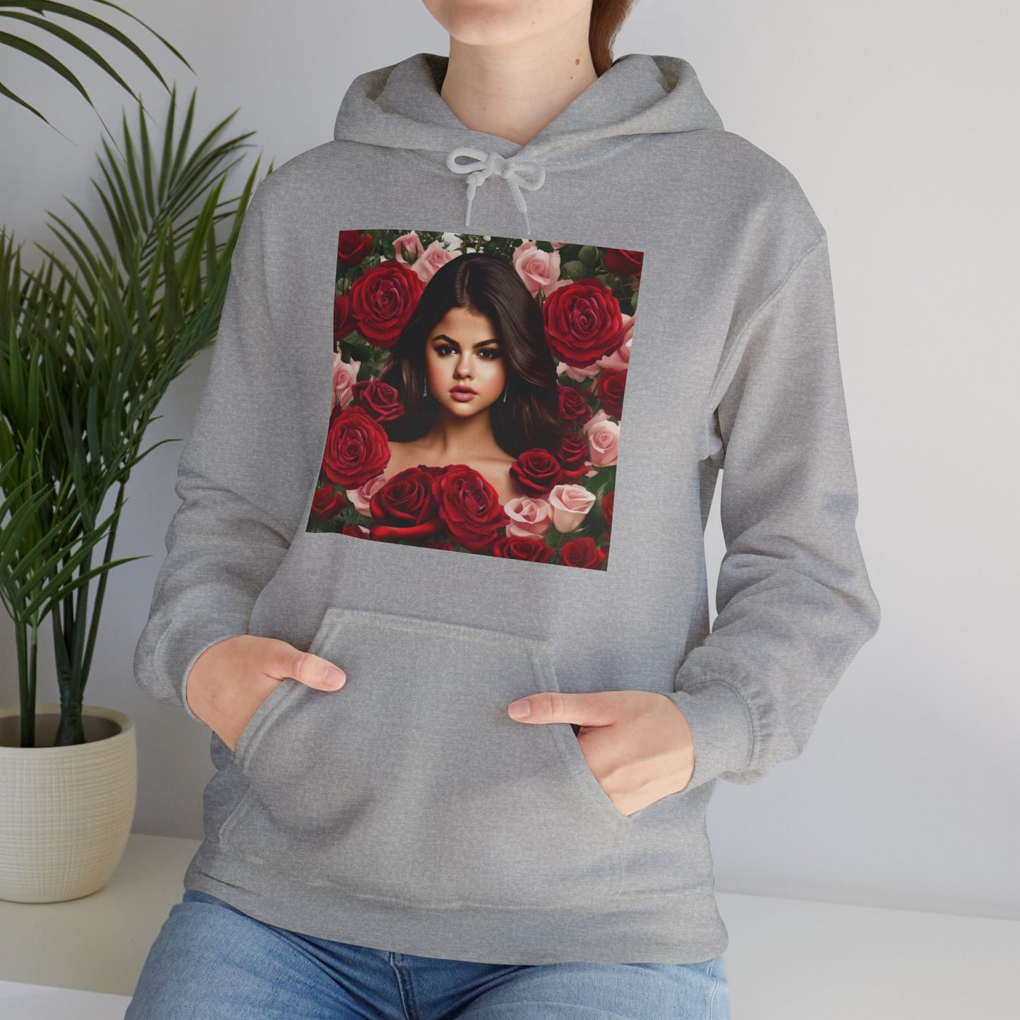 Selena Gomez Printed Unisex Heavy Blend™ Hooded Sweatshirt