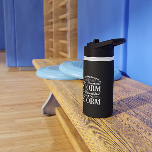 They Whispered Stainless Steel Water Bottle, Standard Lid