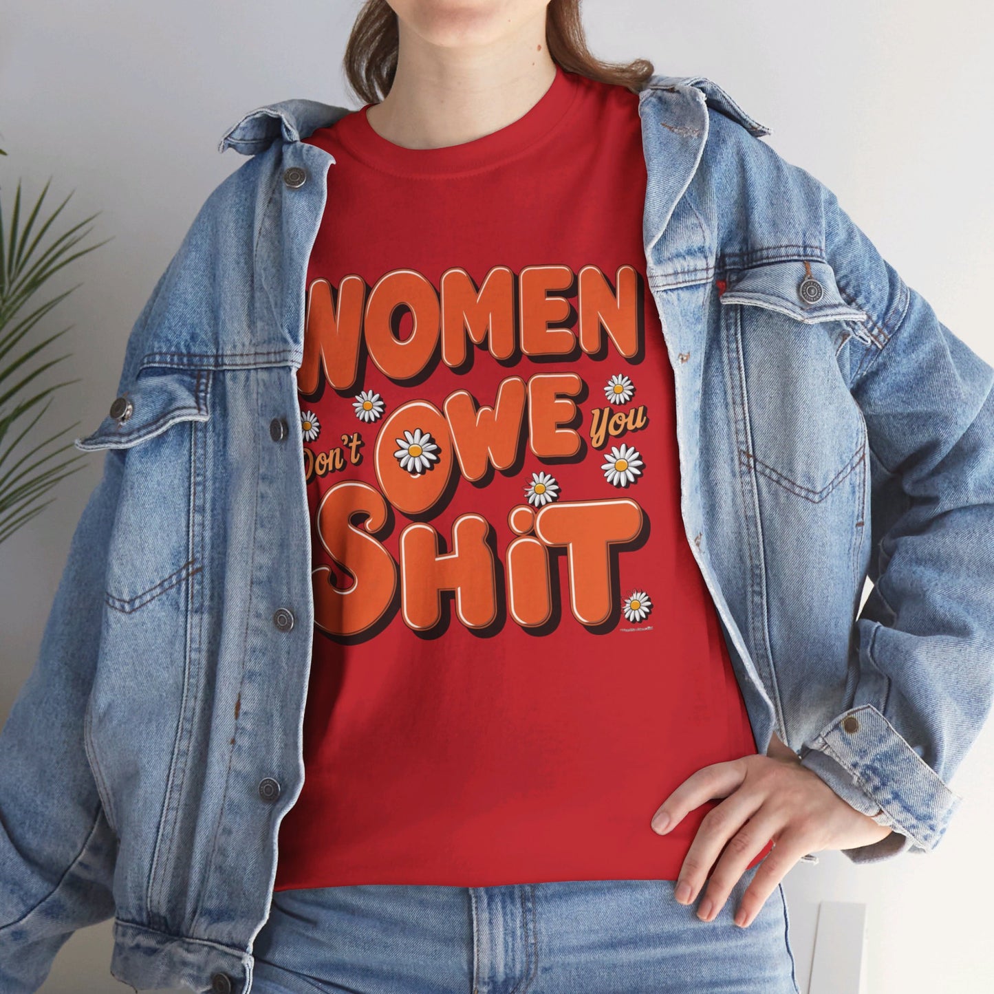 Women Don't Women Heavy Cotton Tee