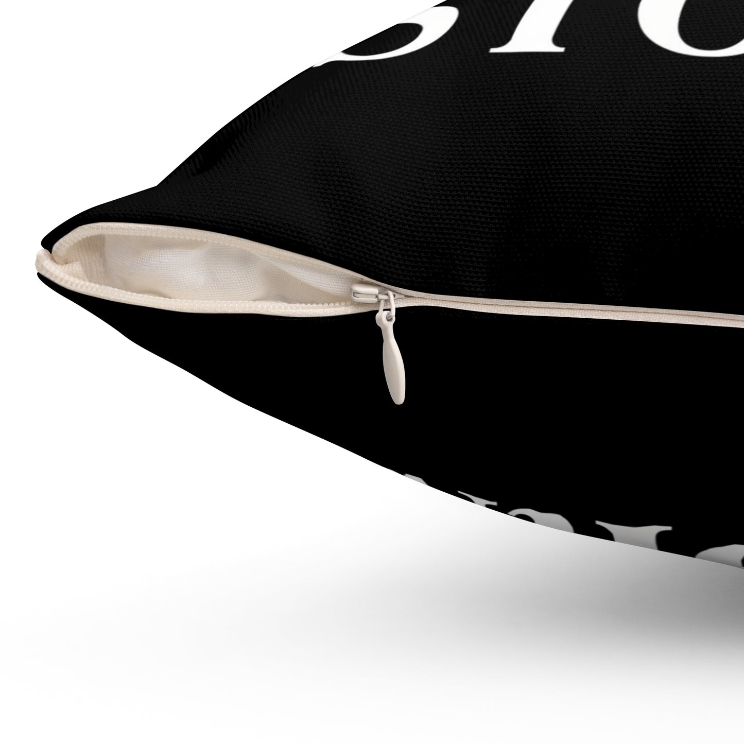 They Whispered Spun Polyester Square Pillow