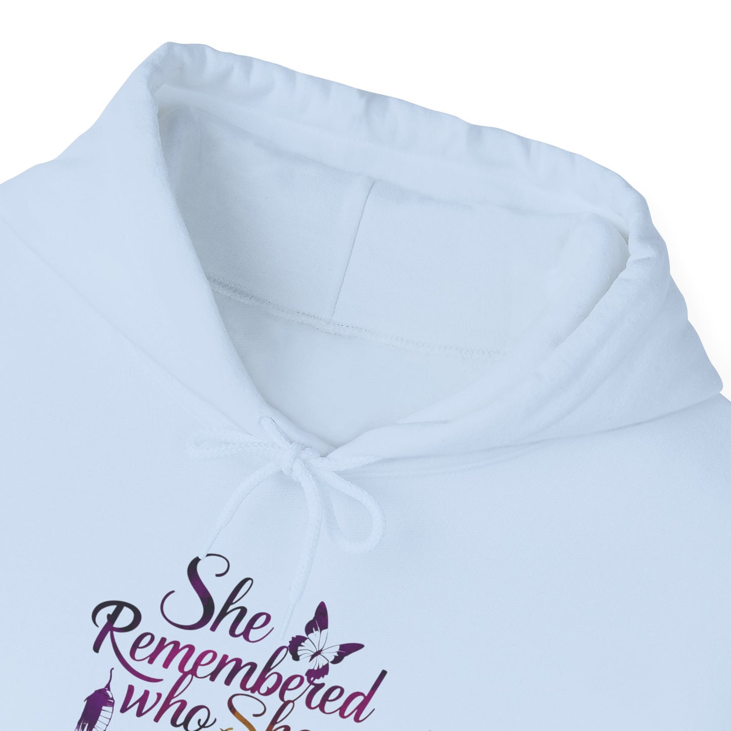 She Remembered Printed Unisex Heavy Blend™ Hooded Sweatshirt
