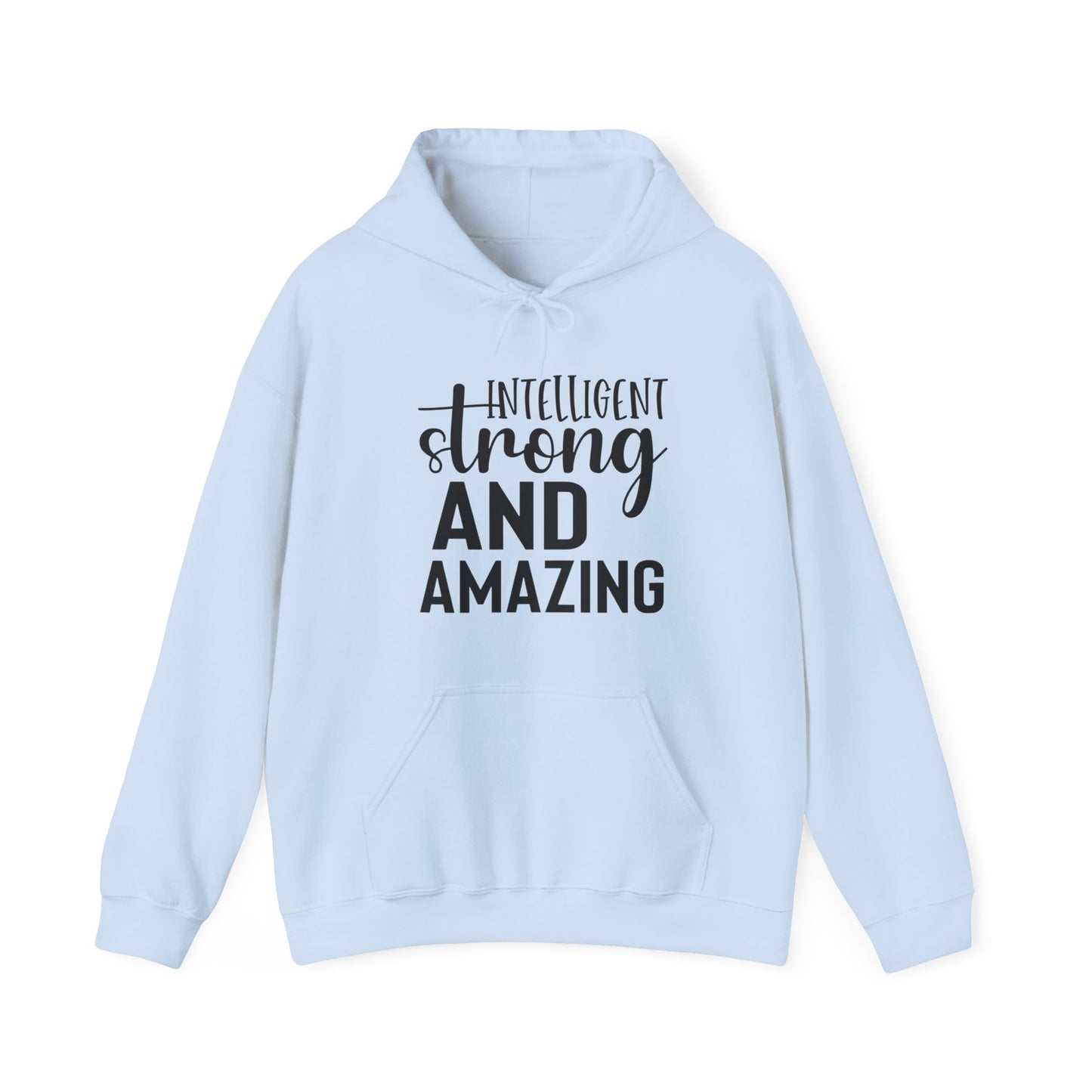 Intelligent Strong And Amazing Unisex Heavy Blend™ Hooded Sweatshirt