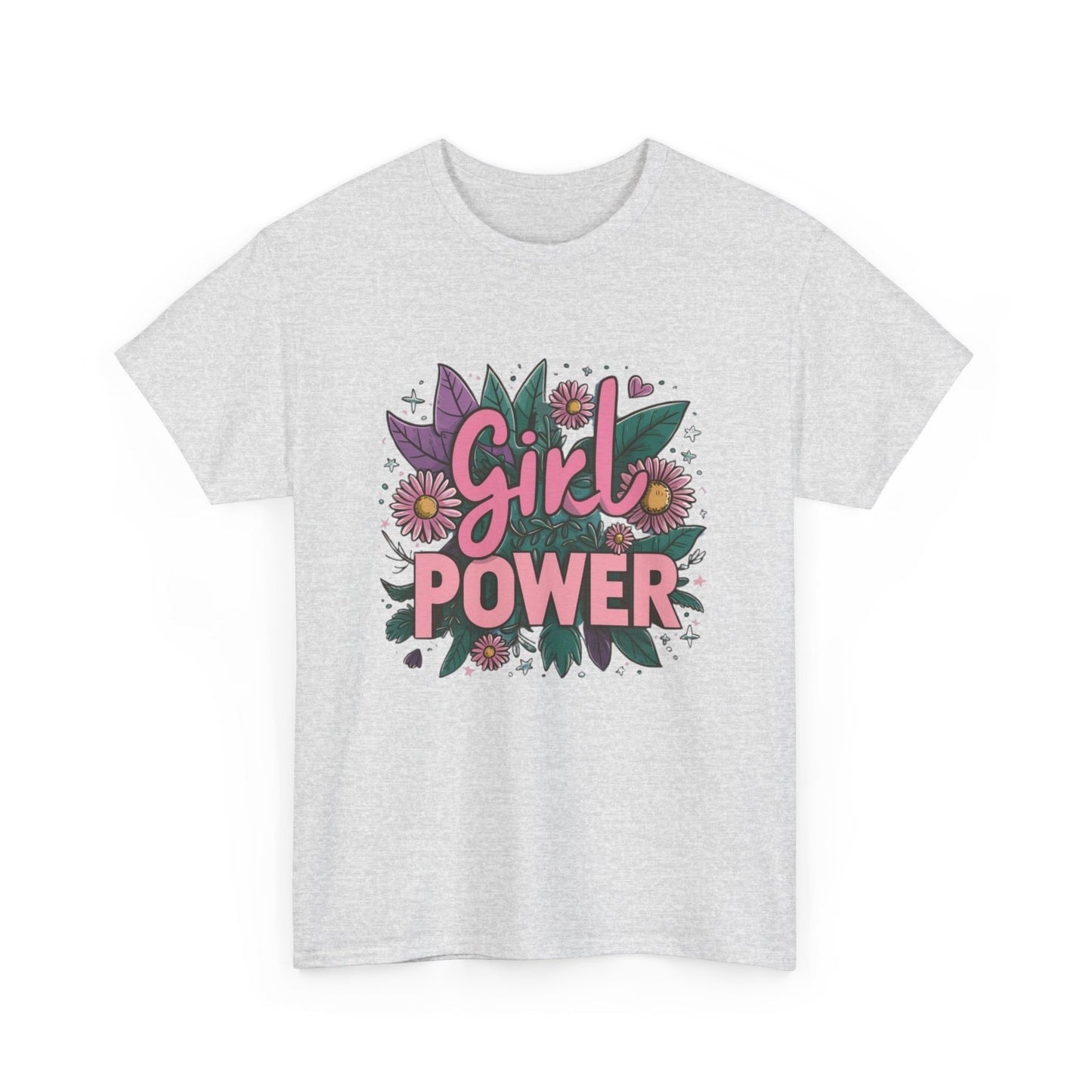Girl Power Women Heavy Cotton Tee