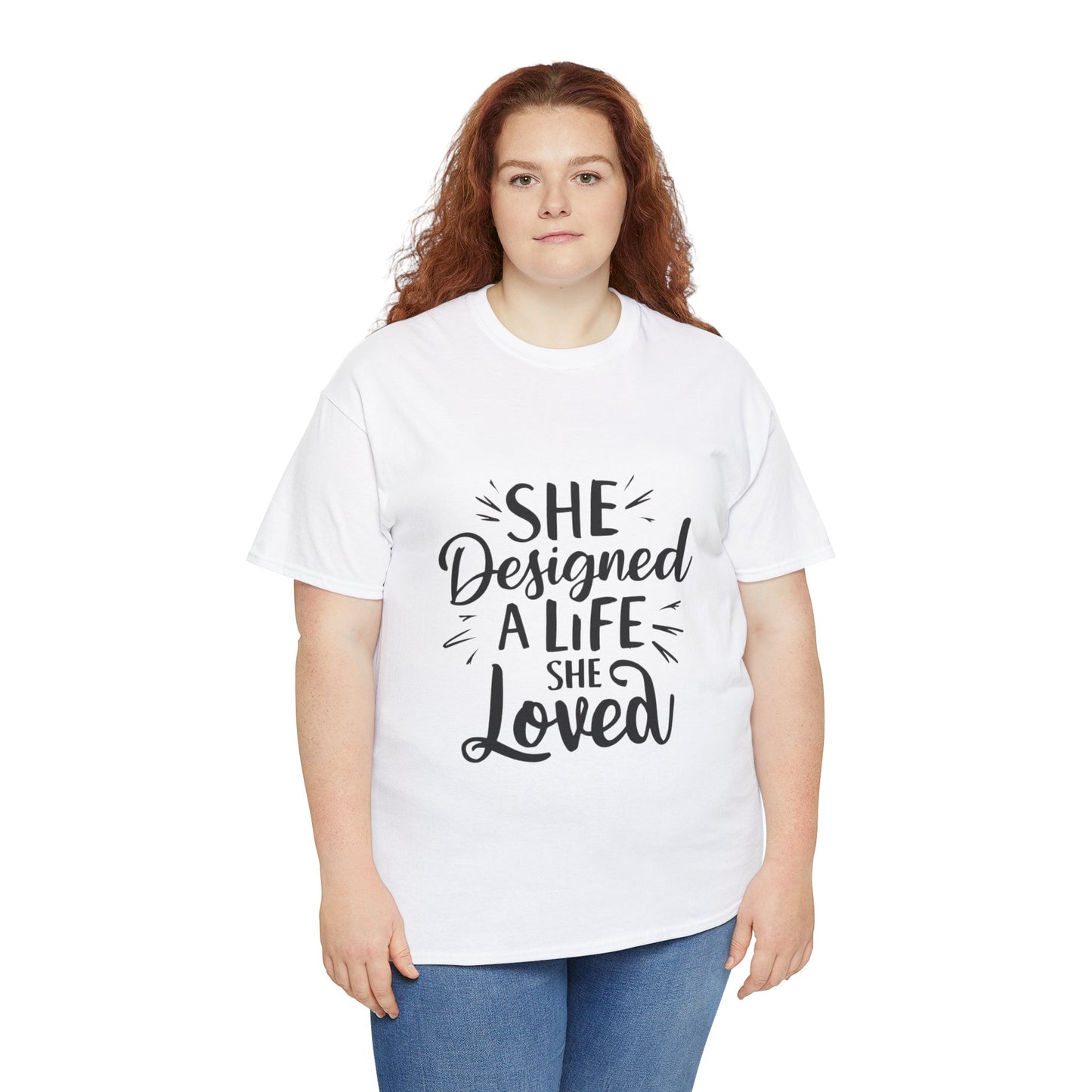 She Designed A Life T Shirt with Hearts